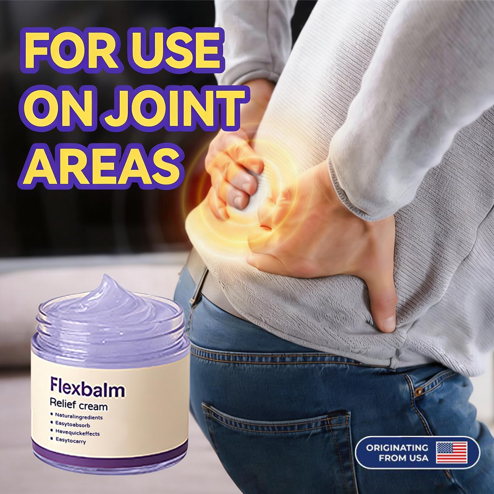 Flexbalm Rapid Joint Relief Gel - Advanced Relief Soothing Massage Gel, Flexbalm Rapid Joint Relief Cream for stiffness and soreness (2) FKMEEAu supplements