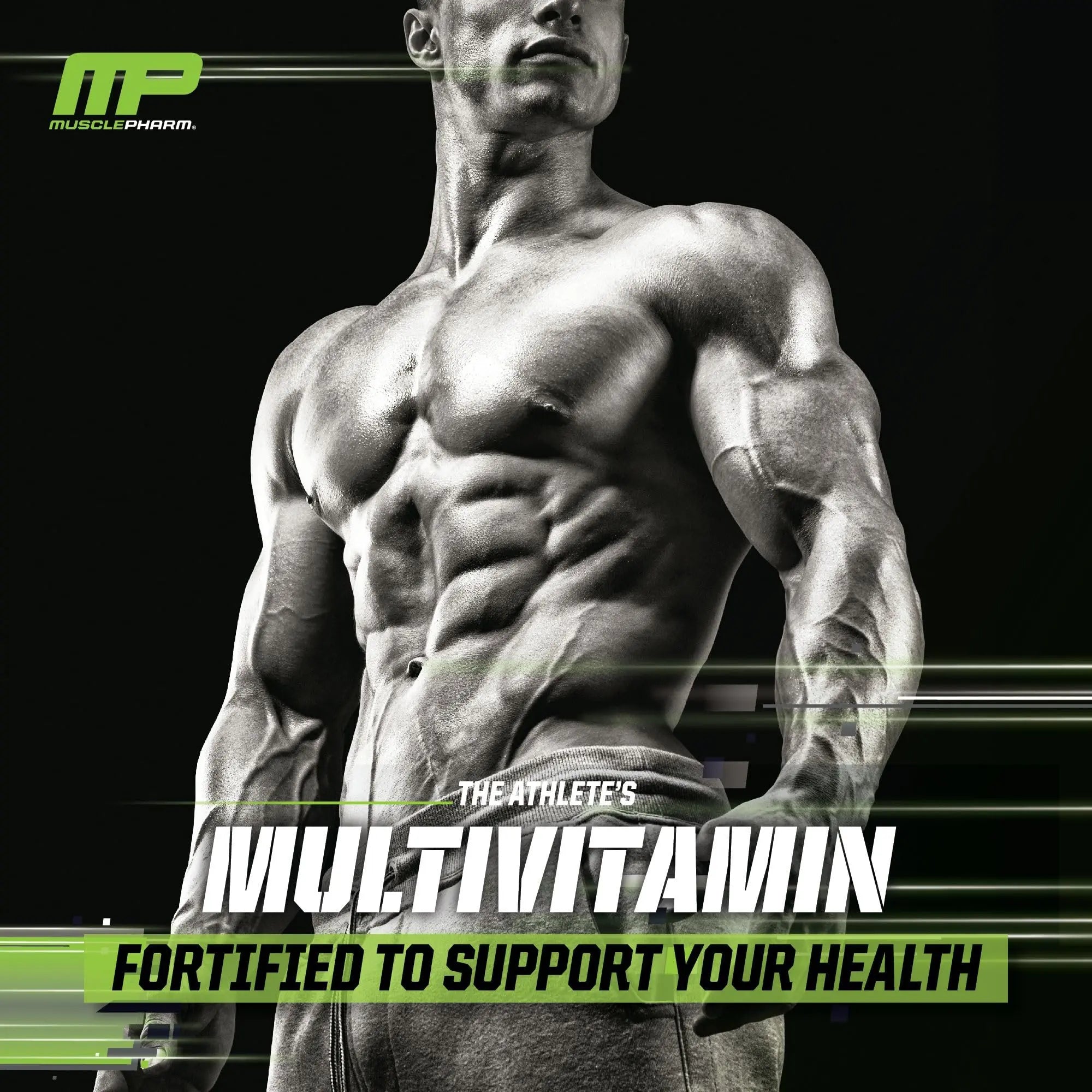 Muscle Pharm Essentials Multi-V+, The Athlete's Multi-Vitamin, Enhanced Energy, Performance & Immune Health, Daily Multivitamin for Men & Women Muscle PharmAu supplements