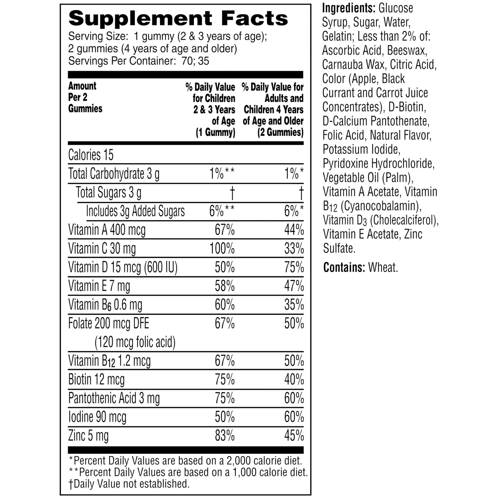 Flintstones Children's Complete Multivitamin Gummies, 70 Count Flintstones VitaminsAu supplements