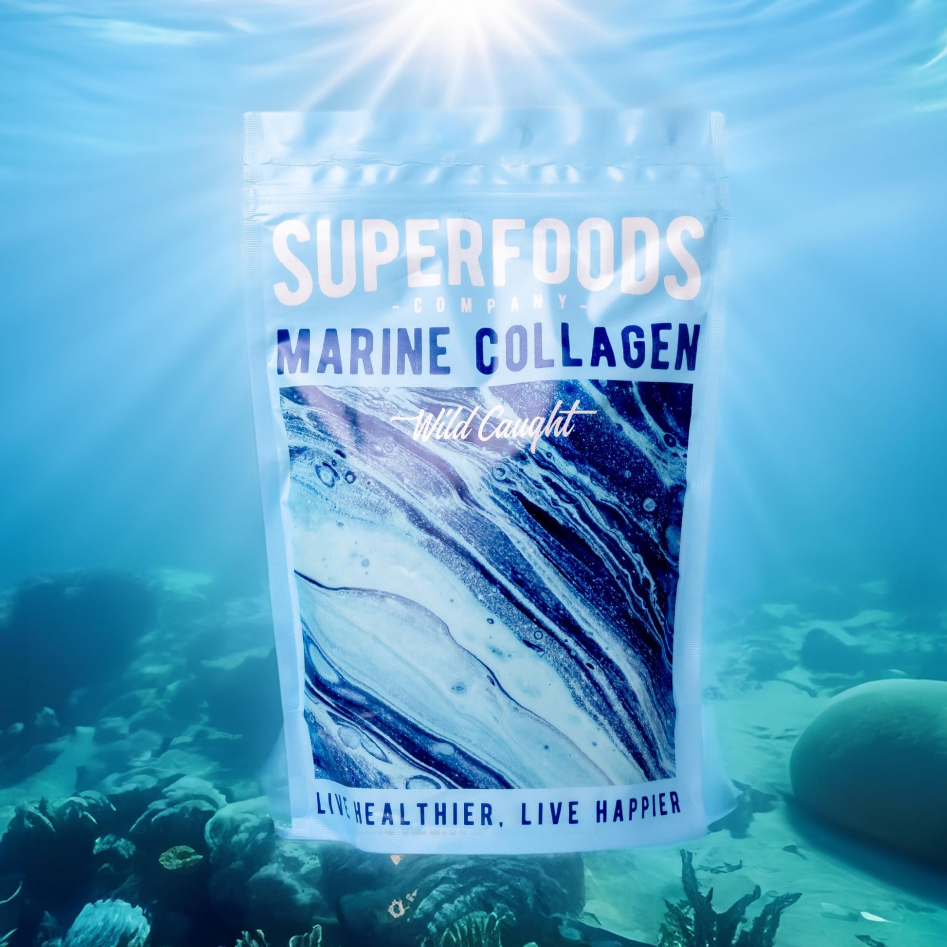 Superfoods Company - Hydrolysed Marine Collagen, Boosts Hair and Skin Health, Unflavoured Superfoods CompanyAu supplements