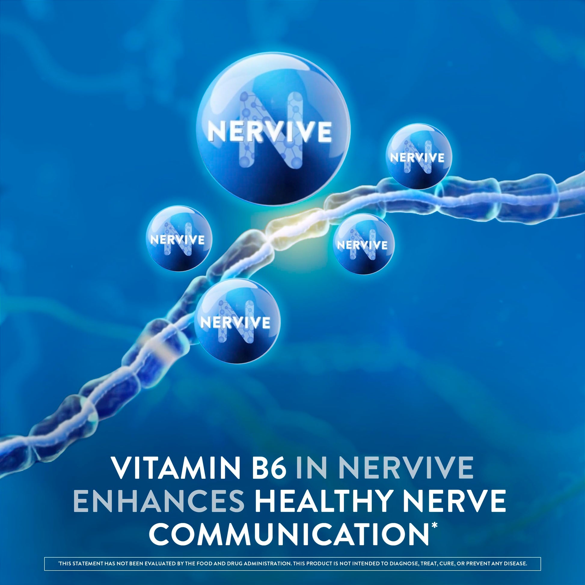 Nervive Nerve Health, Alpha Lipoic Acid, Fortify Nerve Health, Healthy Nerve Function, Healthy Blood Circulation, Supplement, Tablet, 60 Tablets NerviveAu supplements