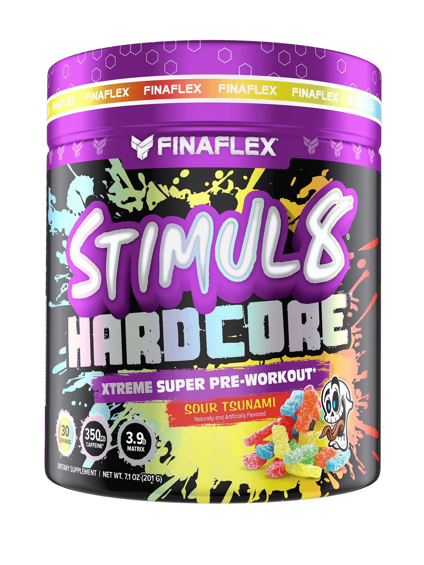 FINAFLEX STIMUL8 Hardcore, Sour Tsunami - Extreme Energy, Strength & Endurance FINAFLEXUS supplements