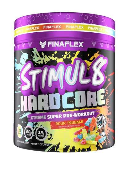FINAFLEX STIMUL8 Hardcore, Sour Tsunami - Extreme Energy, Strength & Endurance FINAFLEXUS supplements