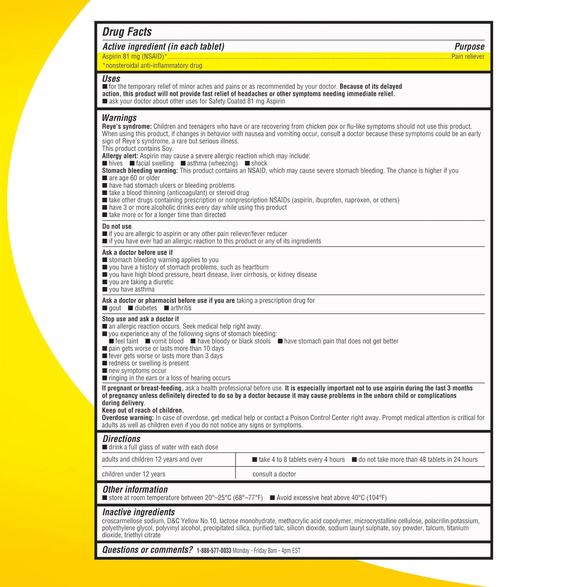 RIGHT REMEDIES Low Dose Aspirin 81mg, Enteric Coated Tablets, NSAID Pain Reliever & Fever Reducer for Adults, Compare to the Active Ingredient in Bayer® Low Dose Aspirin (500ct) RIGHT REMEDIESAu supplements