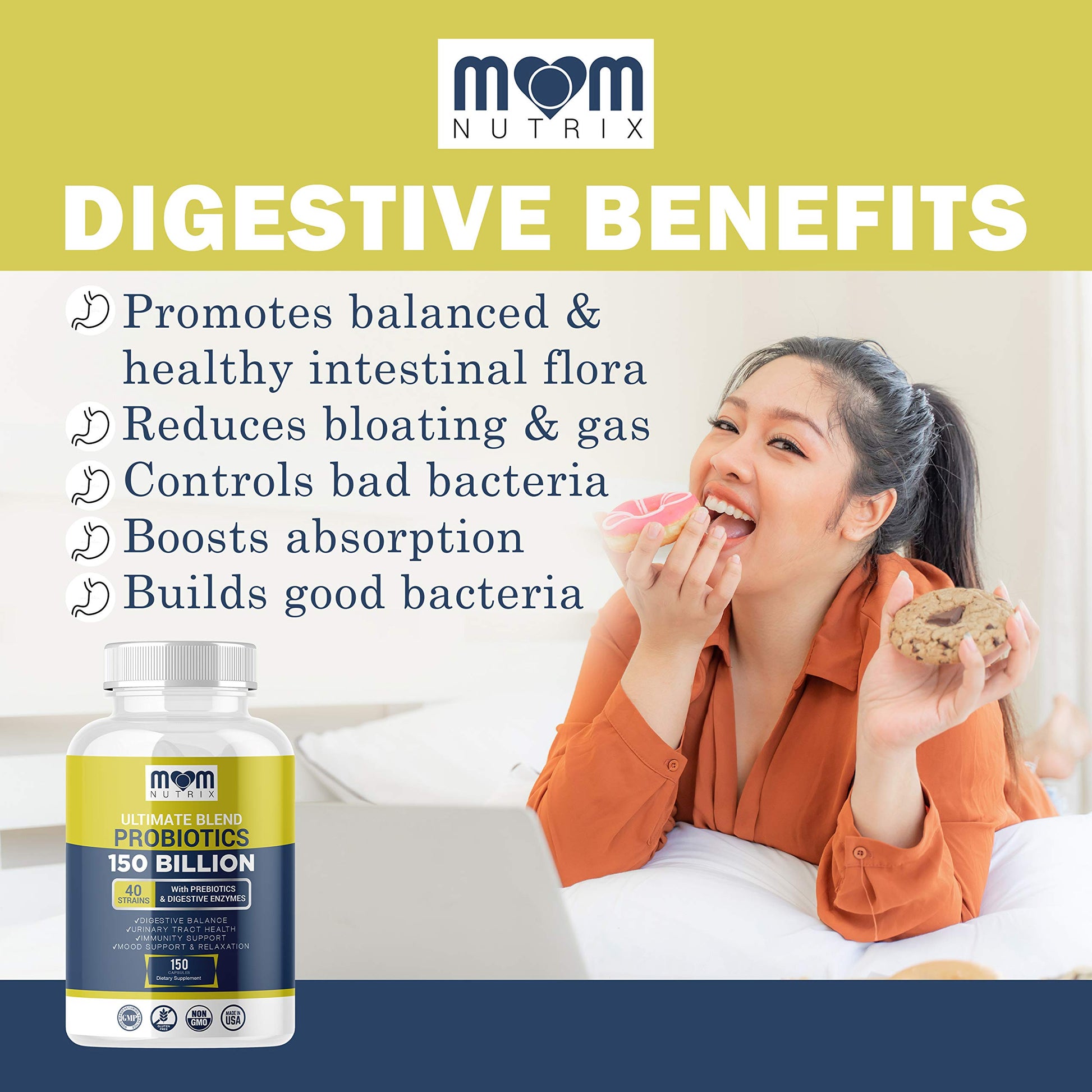 Probiotics 150 Billion CFU - 40 Strain Probiotics for Women, Probiotics for Men and Adults Dr. JOEL'SAu supplements