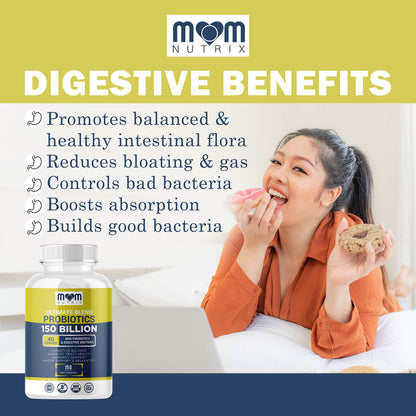 Probiotics 150 Billion CFU - 40 Strain Probiotics for Women, Probiotics for Men and Adults Dr. JOEL'SUS supplements