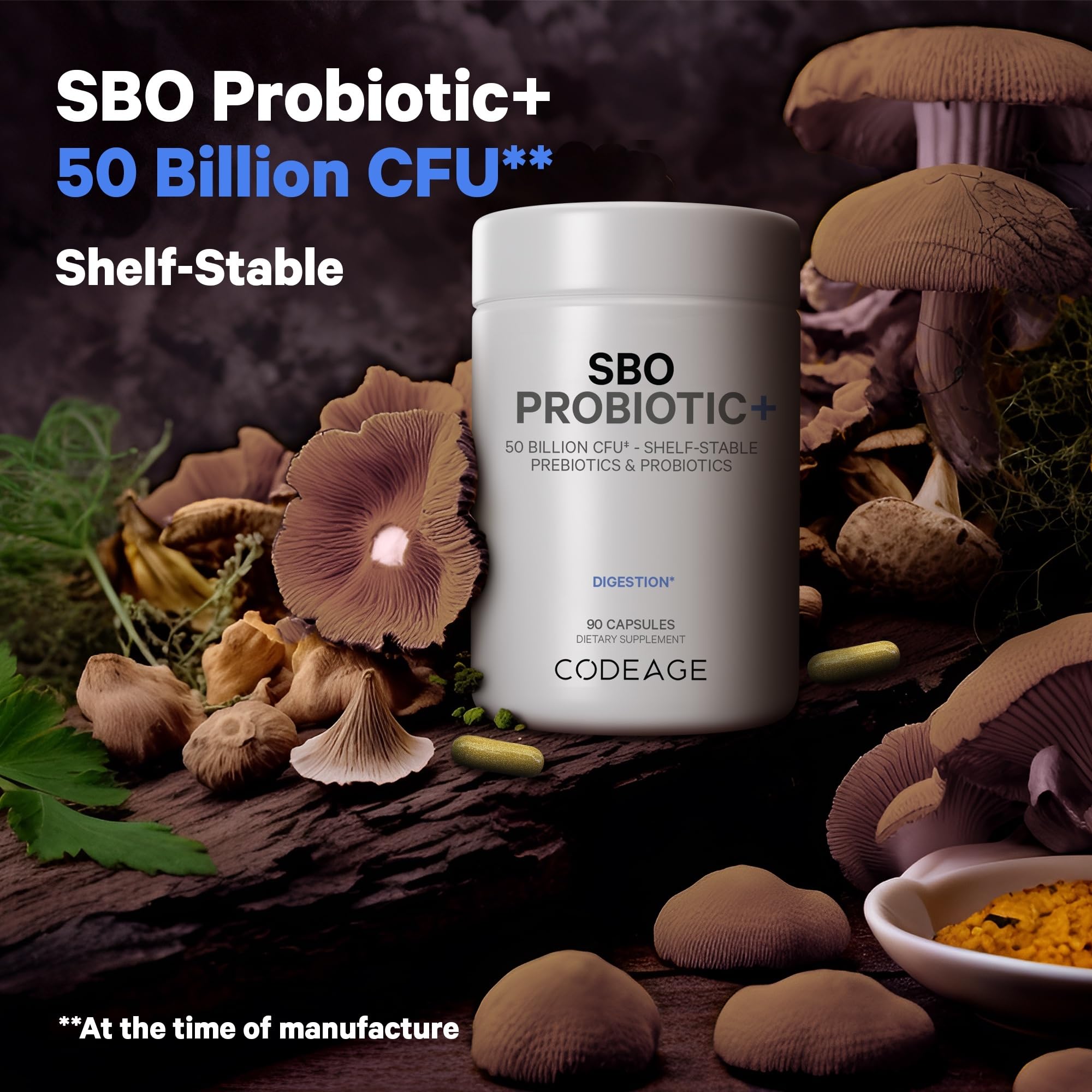 Codeage Daily ADK Vitamin & Probiotic Bundle – Vitamin A Retinyl Palmitate, Vitamin D3 Cholecalciferol, Vitamin K, 50 Billion CFU SBO Probiotic Blend, Non-GMO CodeageAu supplements