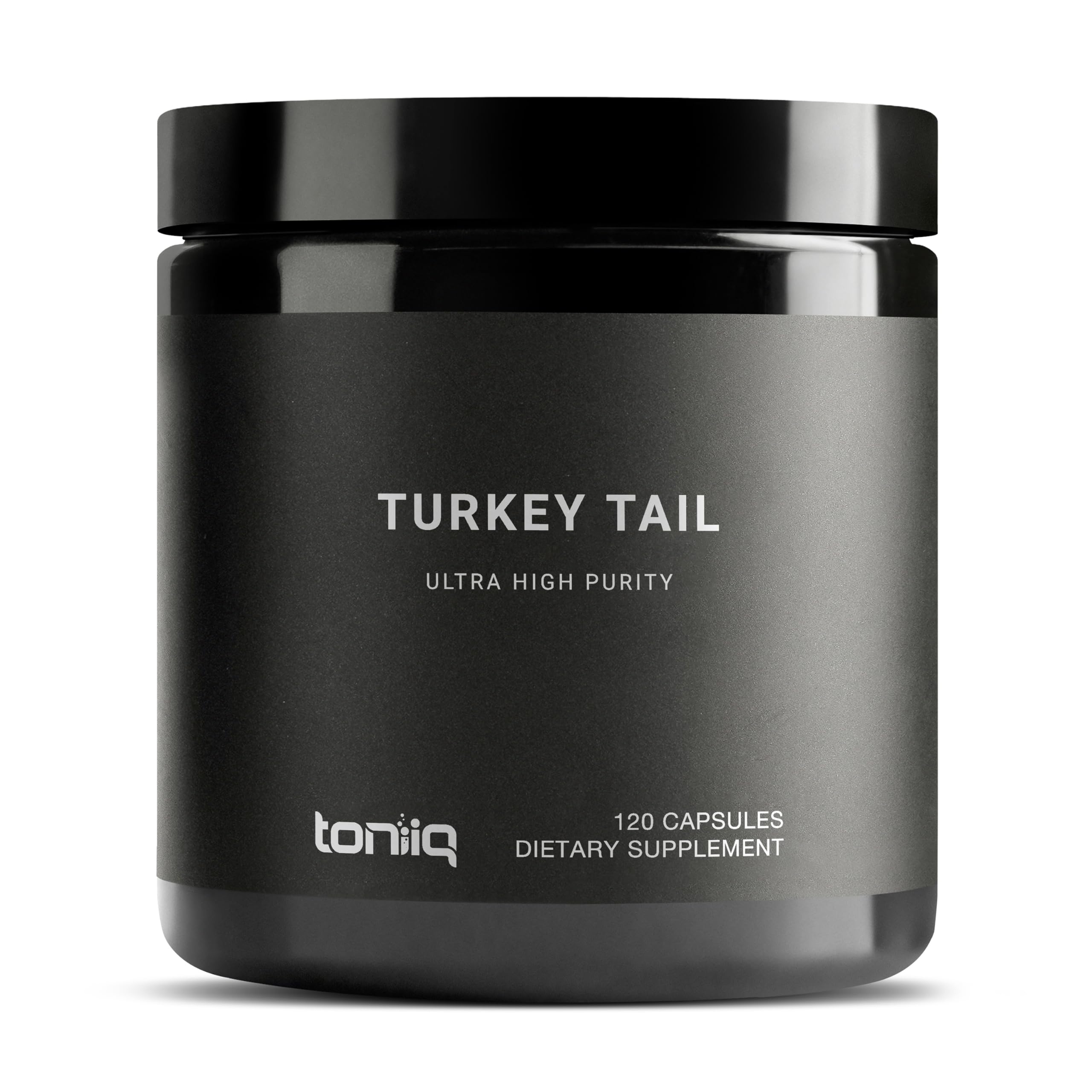 Toniiq Turkey Tail Mushroom Capsules - Ultra High Potency with 20% Beta Glucans - Highly Concentrated - Third-Party Lab Tested - 120 Capsules ToniiqAu supplements