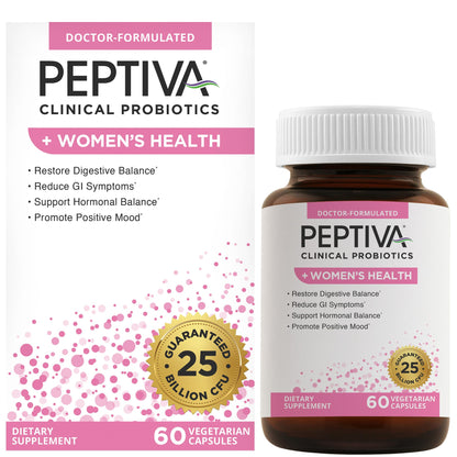 Peptiva Probiotics for Women's Health - Women's Probiotic and Digestive Support PeptivaUS supplements