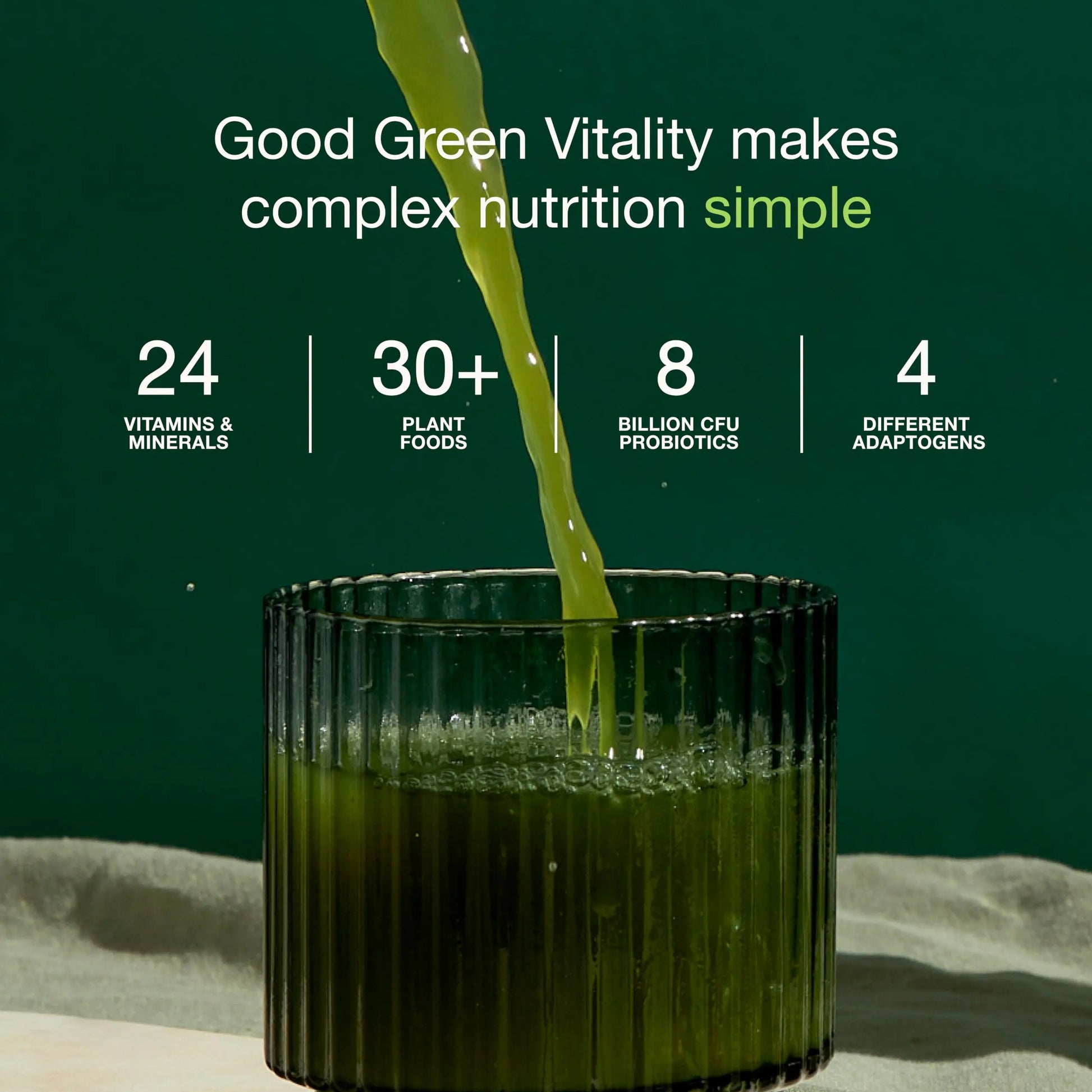 Nuzest Greens Powder Good Green Vitality – Vitamins, Minerals & Superfoods – Vegan Multivitamin Supplement (300g) Nuzestnz supplements