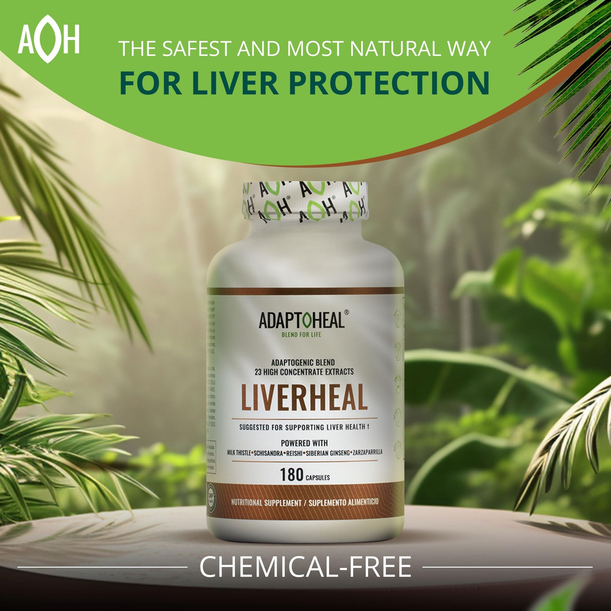 ADAPTOHEAL Milk Thistle, Turmeric and Astragalus Complex – Liverheal Herbal Liver Cleanse and Detox Formula with Artichoke and Schisandra Extracts – High-Potency Plant Blend (180 Capsules) ADAPTOHEALAu supplements
