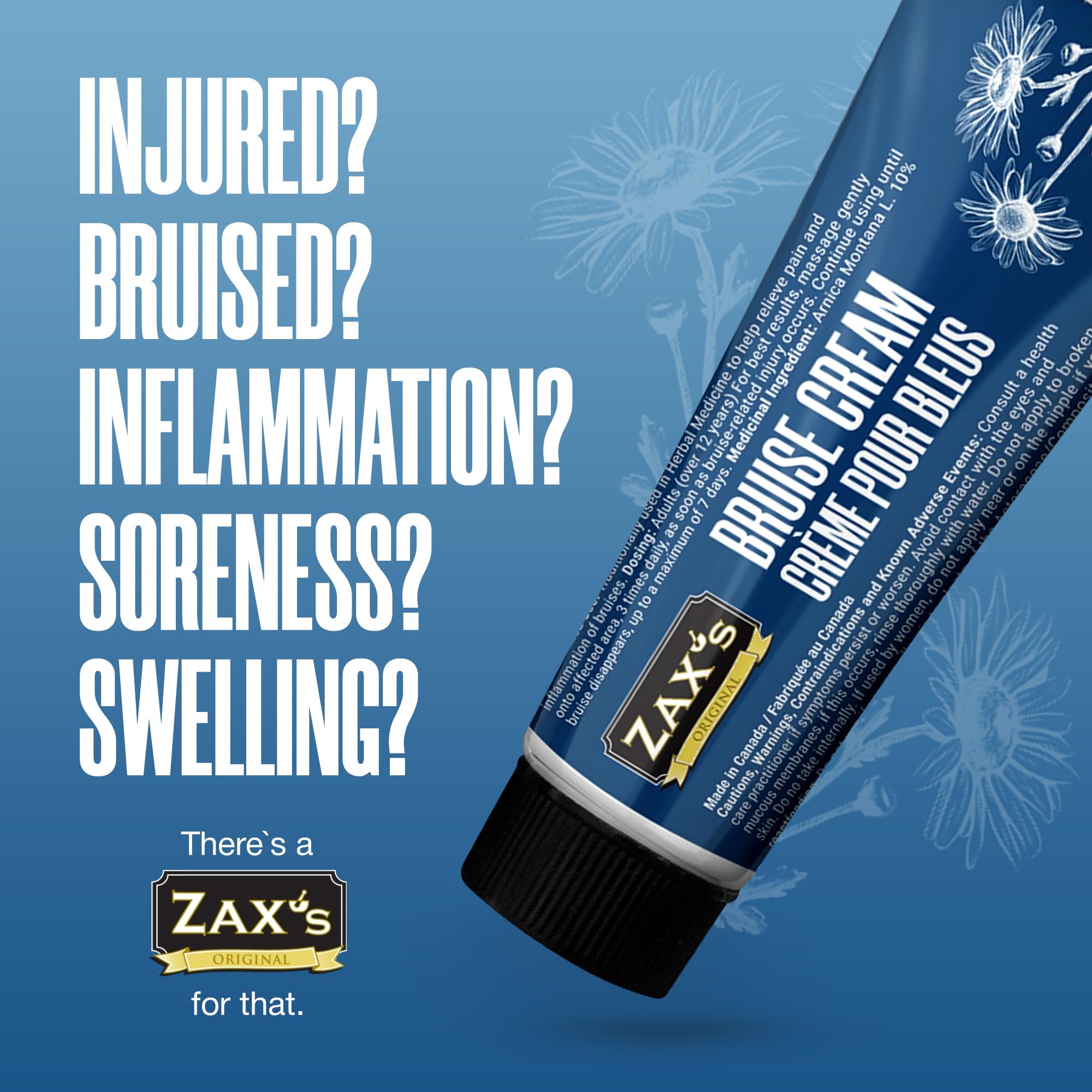ZAX'S ORIGINAL Bruise Cream - Arnica and Witch Hazel Blend, Gentle on Skin, Plant-Based Ingredients for Skin Care - 28g ZAX'S ORIGINALAu supplements