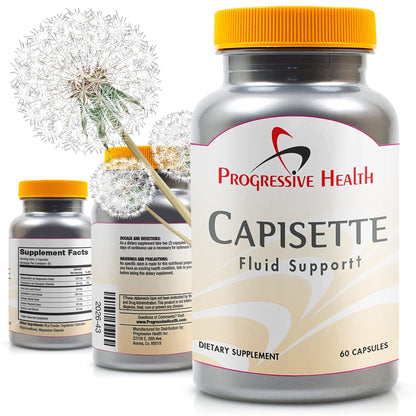 Capisette Water Retention Support - Reduces Swollen Feet, Ankles, and Legs - Reduce Progressive HealthUS supplements