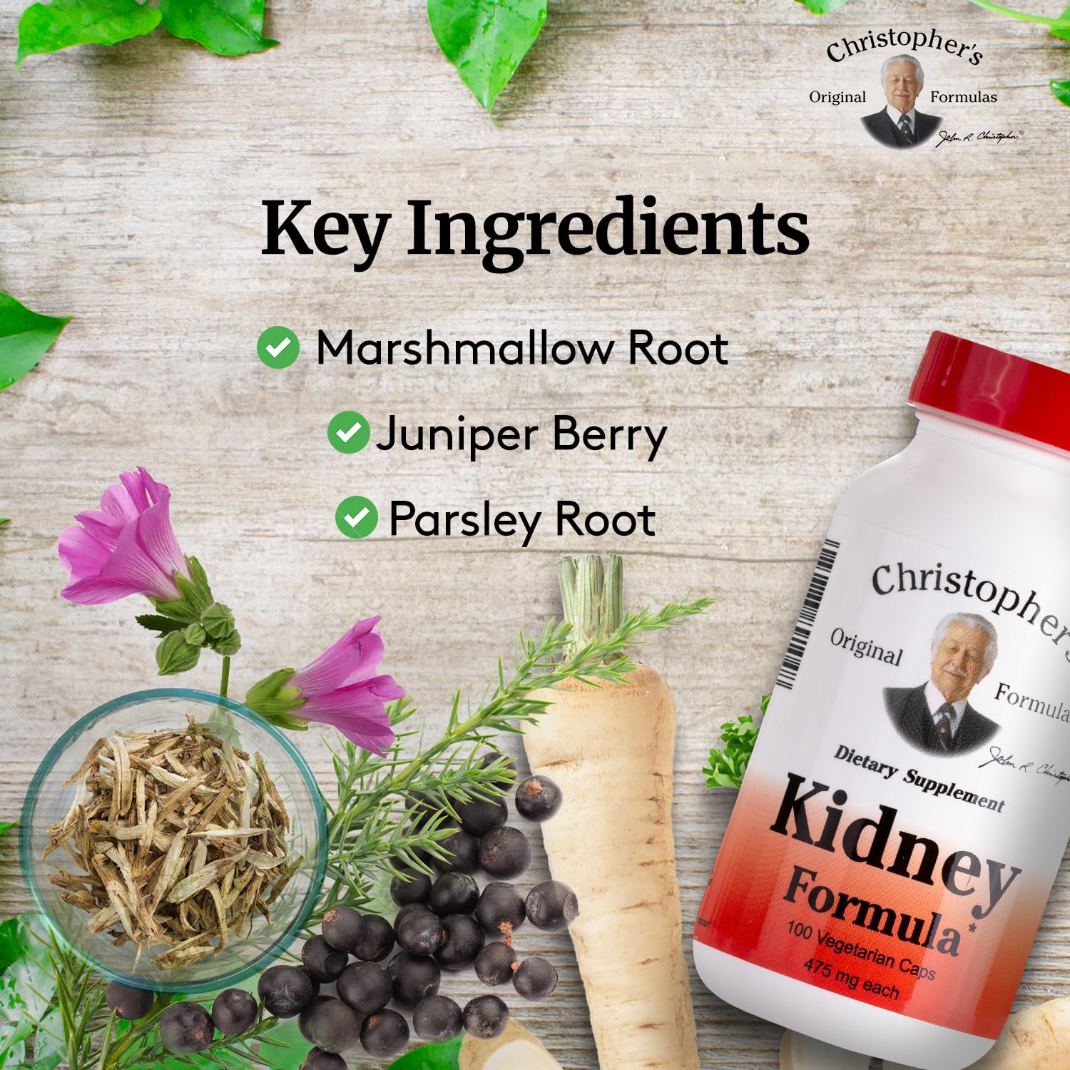 Christopher's Original Formulas Kidney Formula - Kidney Cleanse Detox & Repair Formula - Herbal Blend for Kidney Support Christopher's Original FormulasAu supplements