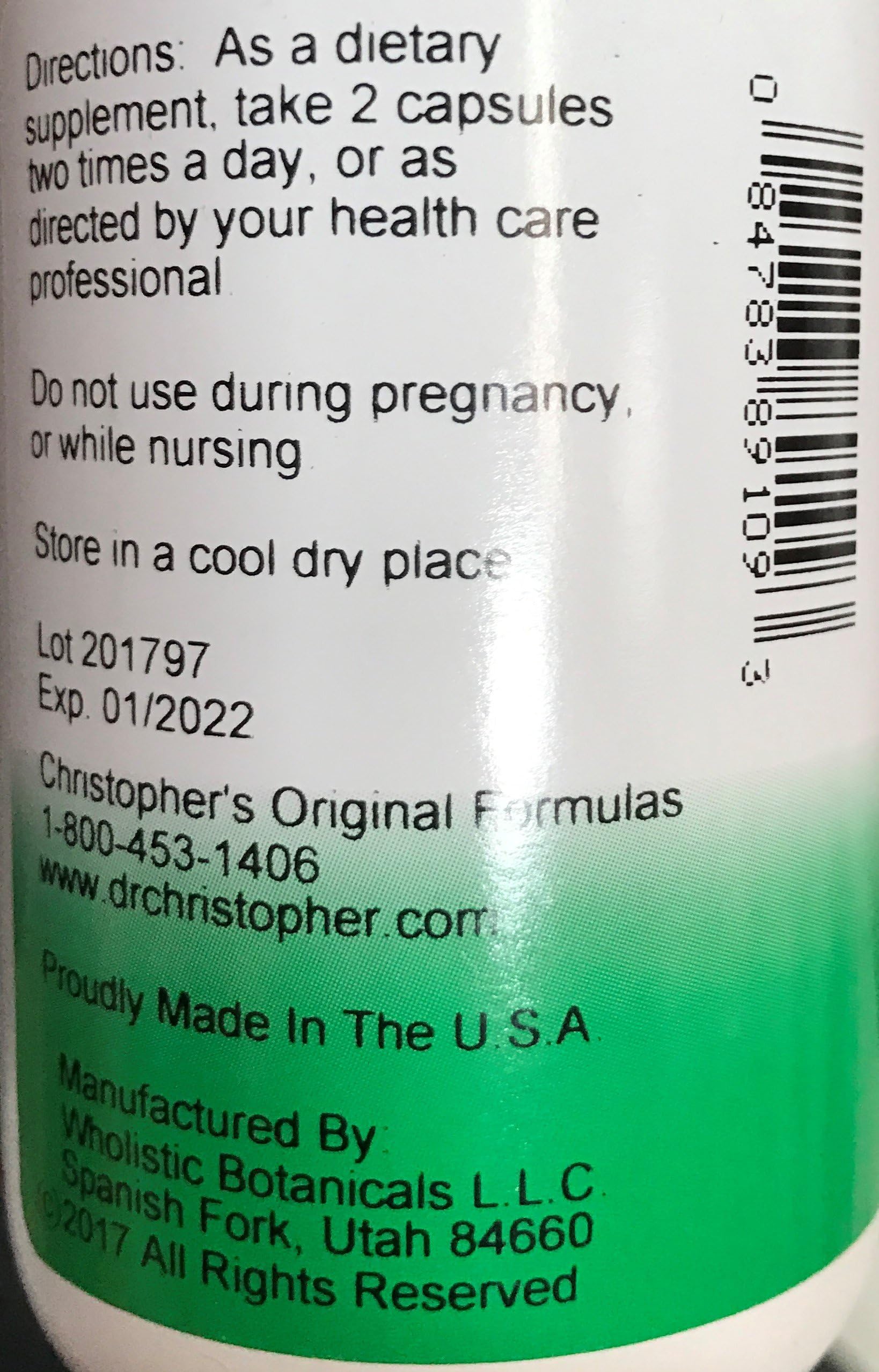 Christopher's Original Formulas Sinus Plus, Sinus Support Capsules, Whole Herb Synergistic Blend, 100 Count Christopher's Original FormulasAu supplements