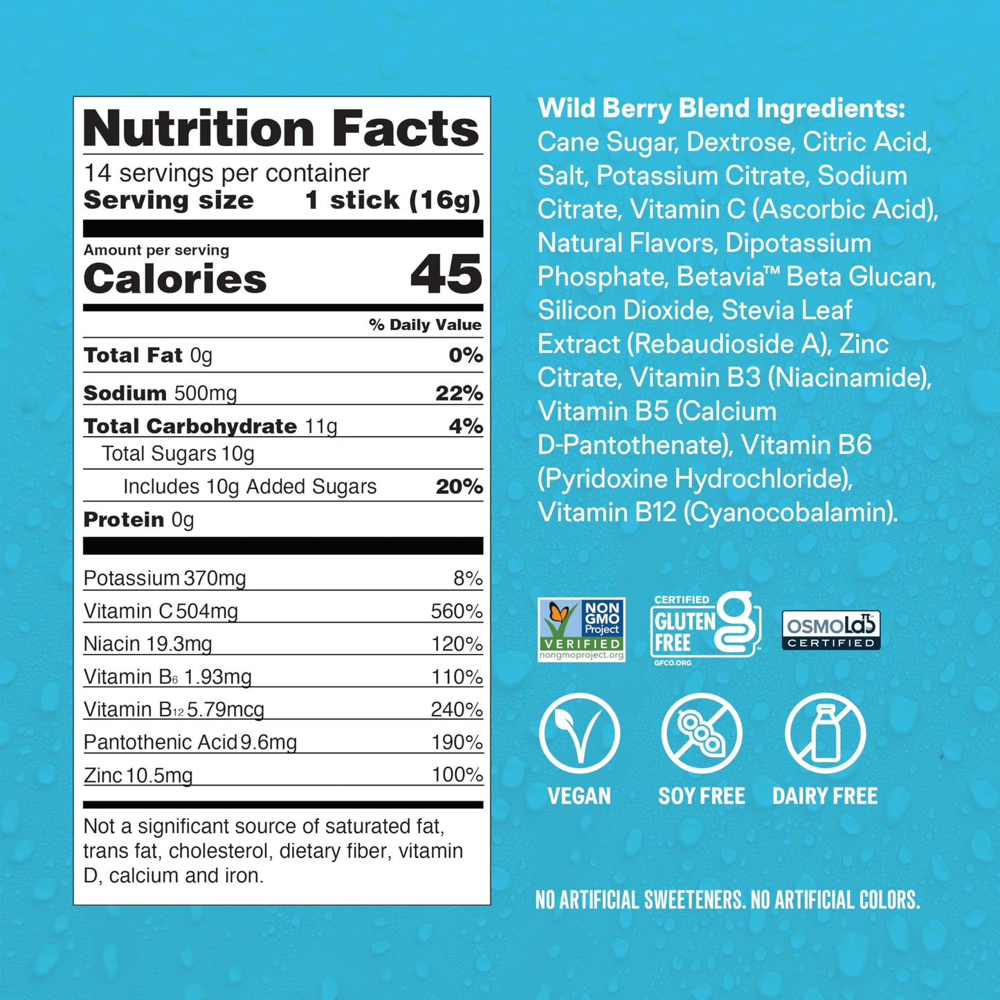 Liquid I.V.® Hydration Multiplier +Immune Support - Wild Berry Blend | Electrolyte Powder Drink Mix | 1 Pack (14 Servings) Liquid I.V.US supplements