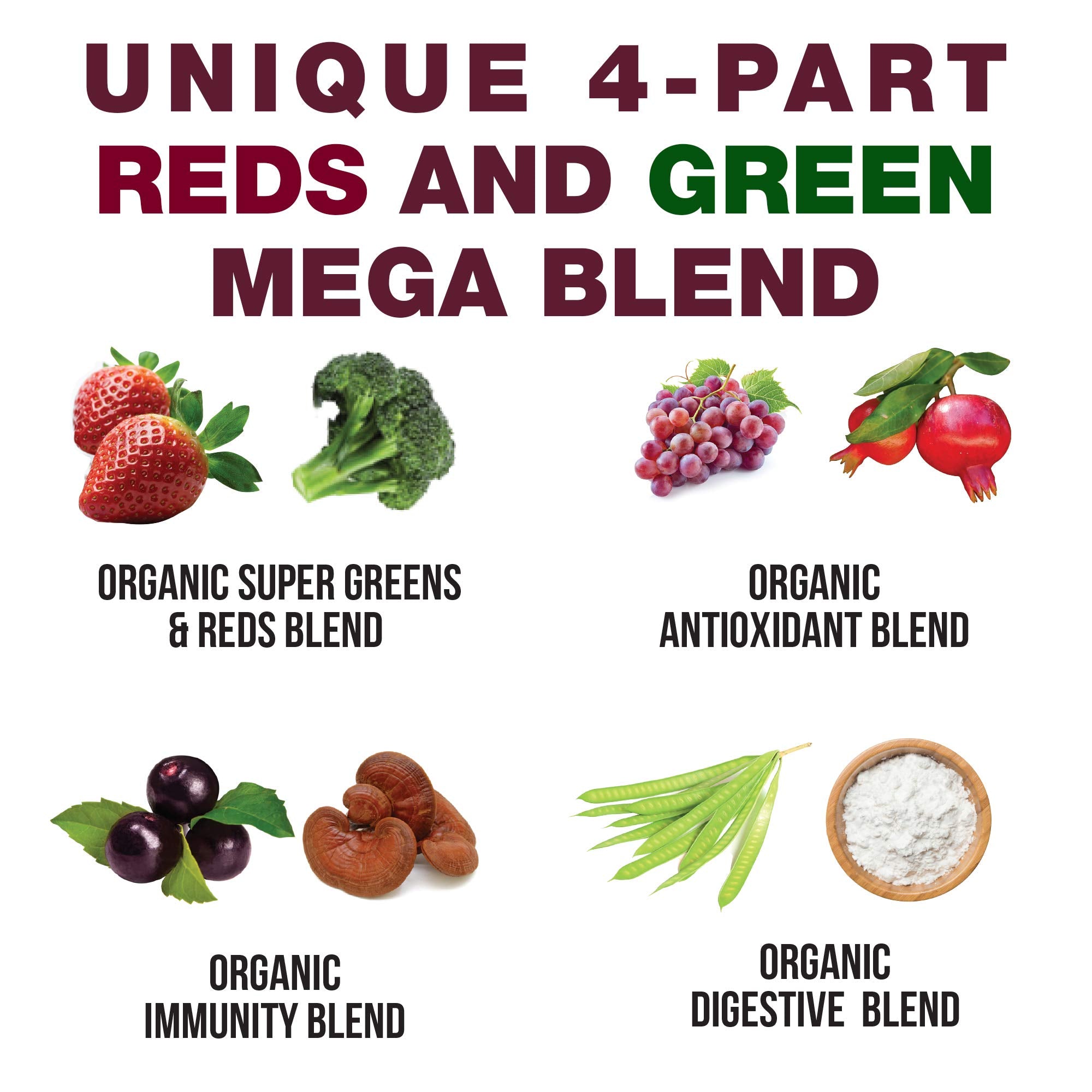 Kids Greens and Reds Superfood Powder. Best Tasting Organic Vegan Super Food Juice with 25+ Real Fruits and Vegetables. Gluten Free Real Food Vitamins. Green and Red Superfoods Supplement for Children Peak PerformanceAu supplements