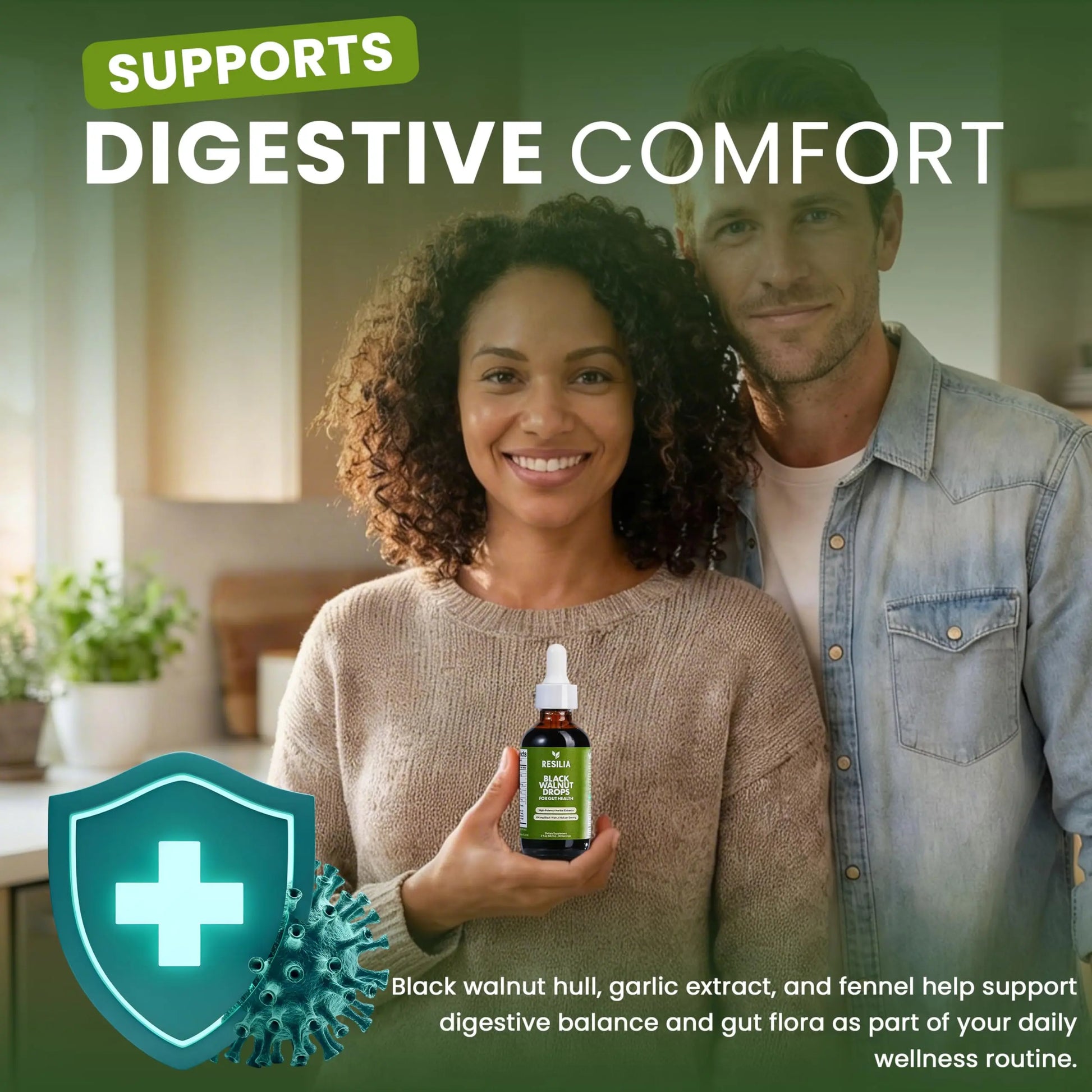 Resilia Herbal Cleanse Liquid Drops – Black Walnut & Wormwood Extract with Pumpkin Seed, Garlic & Turmeric – Alcohol-Free Vegan Tincture for Digestive & Daily Wellness Support, 2 fl oz Resilia Oil Of Oreganonz supplements