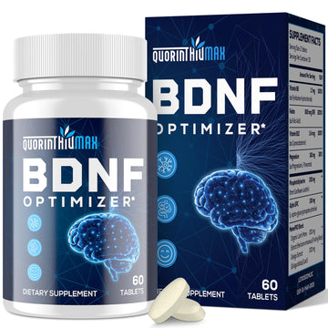 Nootropic Brain Supplement for Memory and Focus – BDNF Optimizer – Cognitive, Mental Clarity & Mood – High Absorption – Organic Lion's Mane, L-Theanine, Ginkgo Biloba & Alpha GPC – 60 Tablets QuorinthiumaxAu supplements