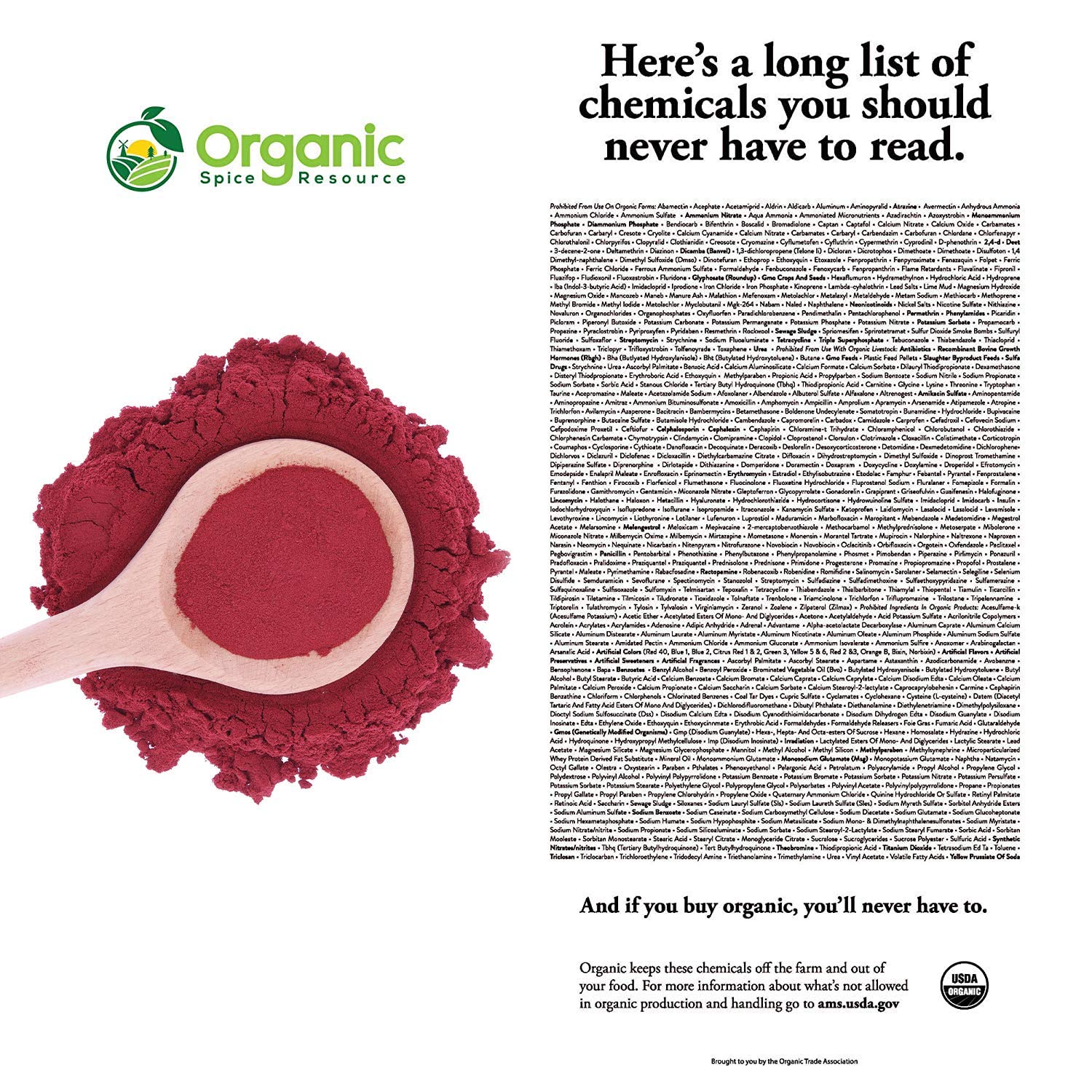 Organic Beet Root Powder | 8 oz or 226g | USDA Organic Approved, Raw and Non GMO Organic Spice ResourceAu supplements