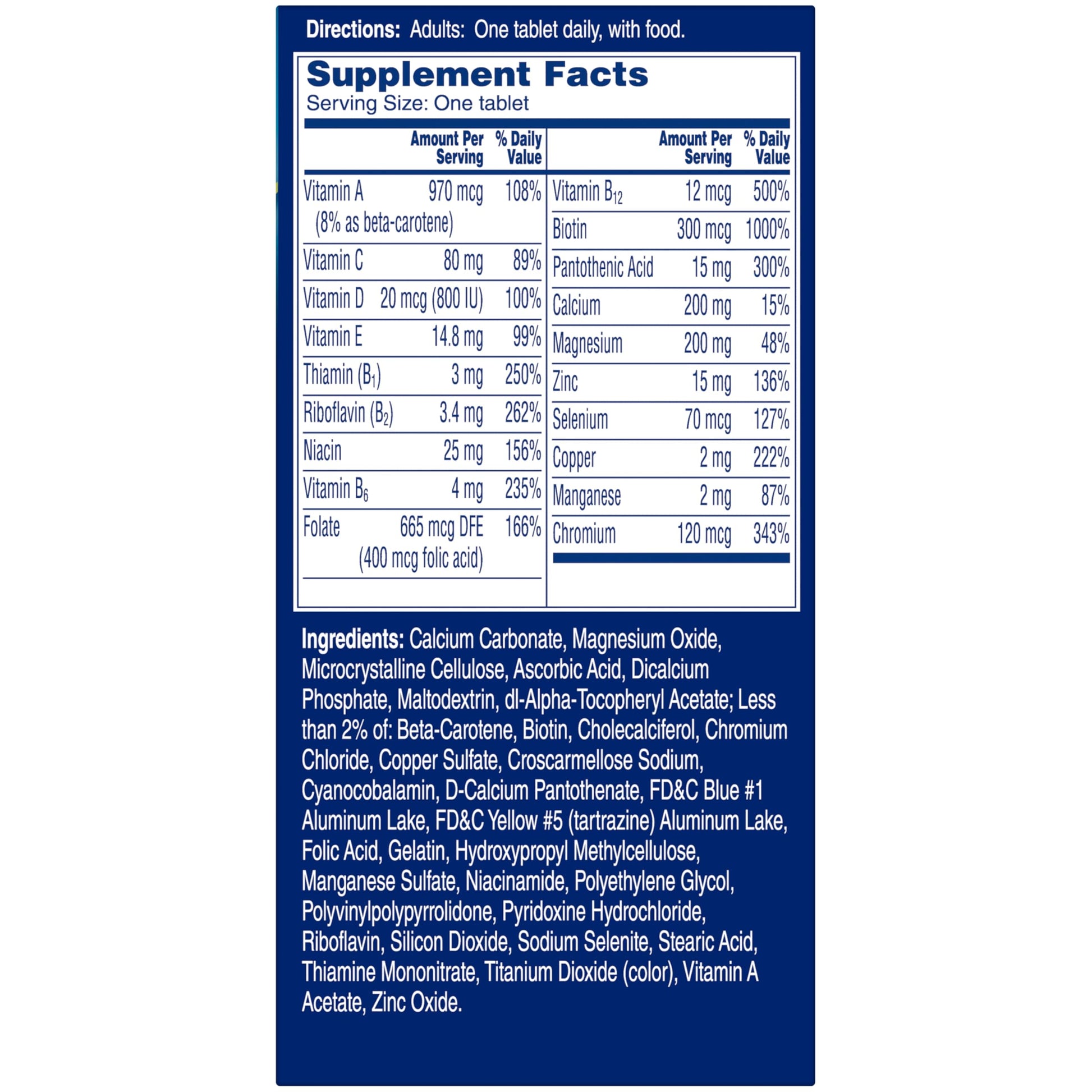 One A Day Men’s Pro Edge Multivitamin, Supplement with Vitamin A,C,D, E and Zinc for Immune Health Support and Magnesium for Healthy Muscle Function, 50 Count ONE A DAYAu supplements