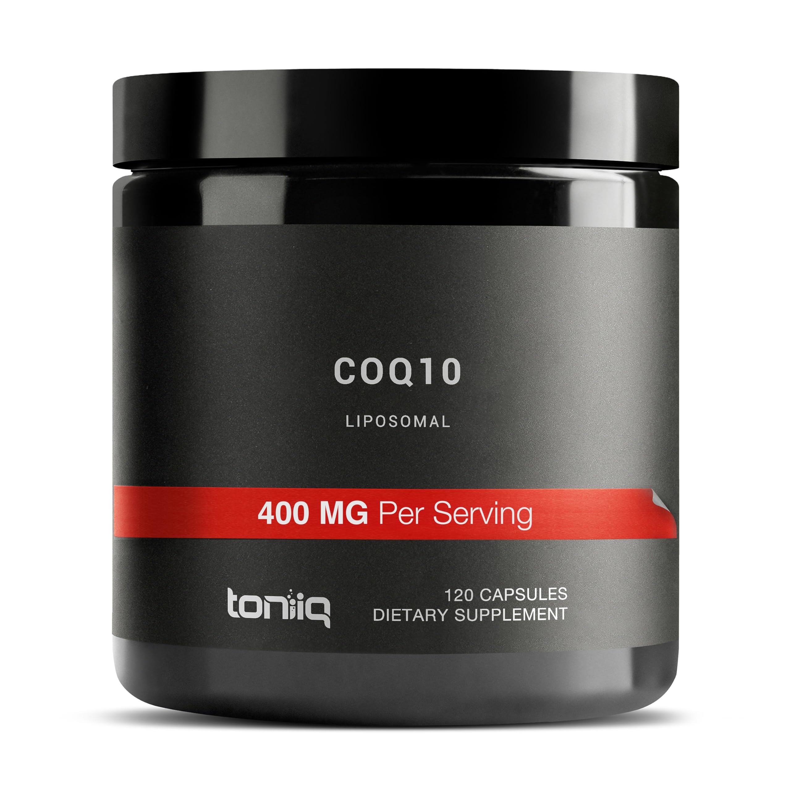 Toniiq CoQ10 400mg Extra Strength - Ultra High Purity - Liposomal for Superior Absorption - 98% Purified - Third-Party Tested, 120 Veggie Capsules ToniiqAu supplements