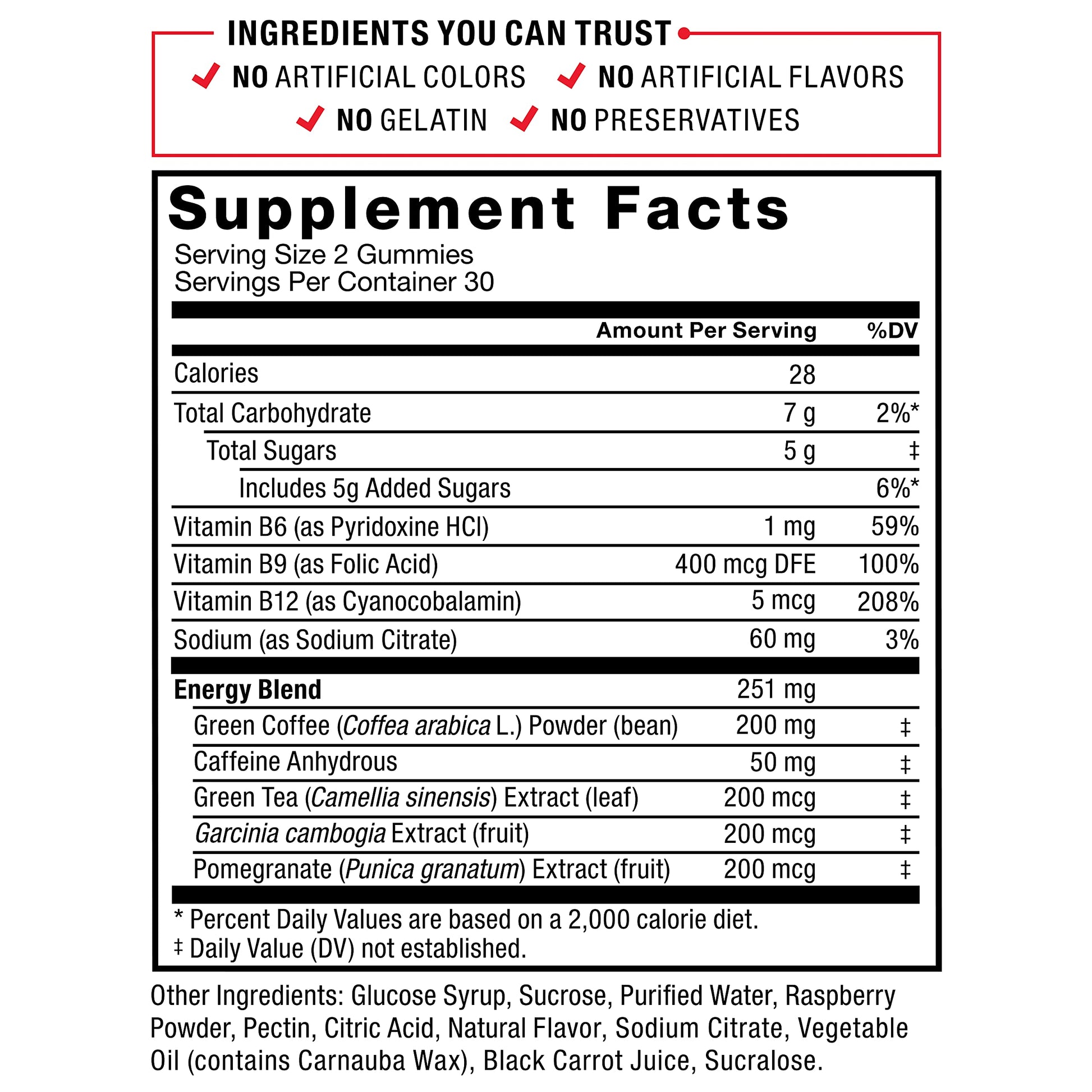 Force Factor LeanFire Thermo Gummies with B12 Vitamins, Caffeine, & Green Coffee Bean Force FactorAu supplements