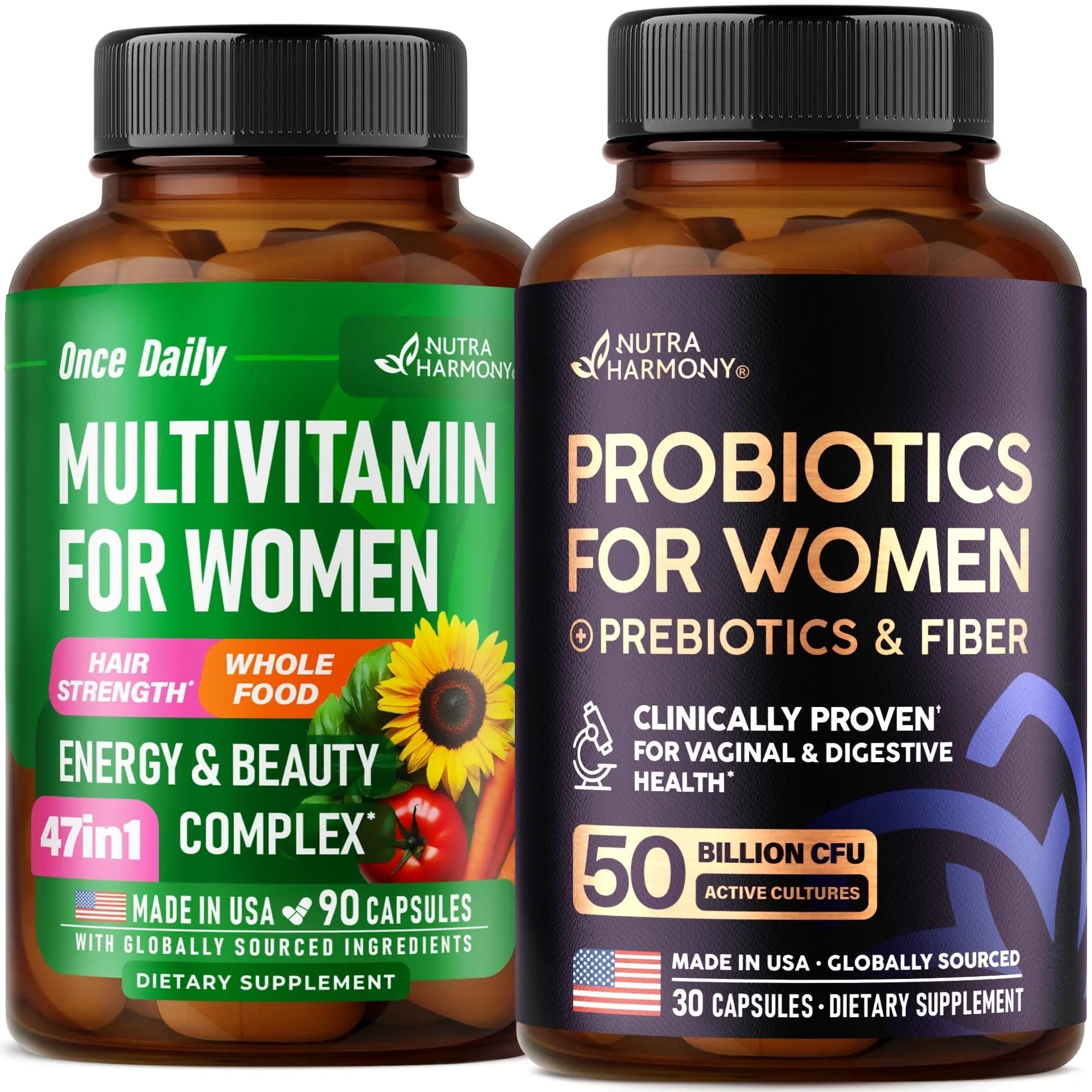 NUTRAHARMONY Multivitamins & Probiotics for Women NUTRAHARMONYAu supplements