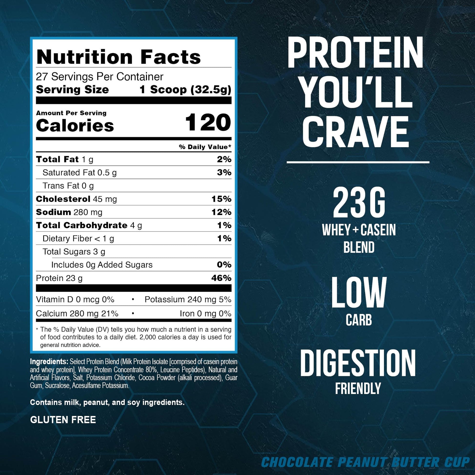PEScience Select Low Carb Protein Powder, Chocolate Peanut Butter Cup, 27 Serving PEScienceUS supplements