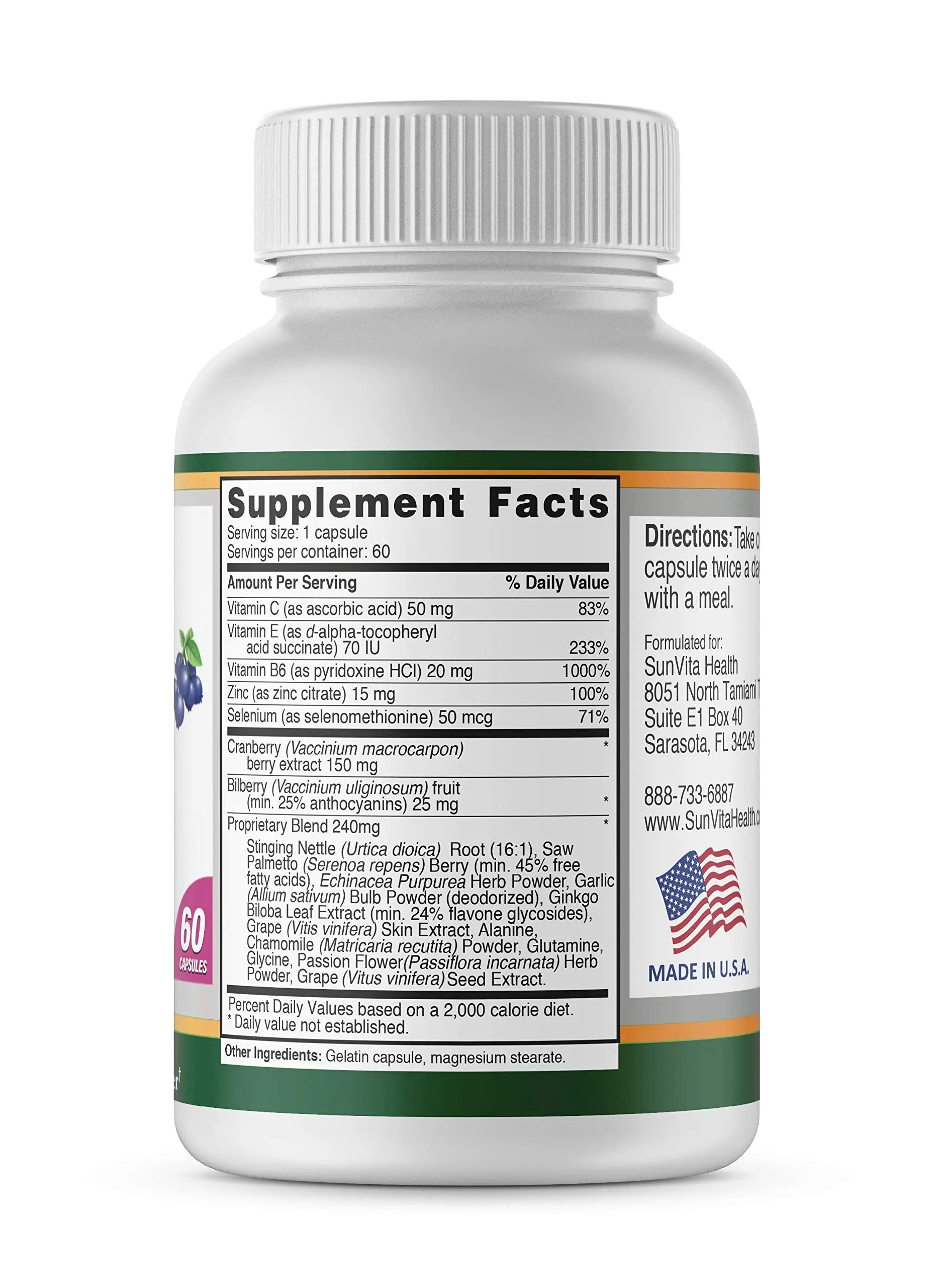SunVita Health - Bladder Balance® - Bladder Control for Women • Bladder Issues Such as Urinary Frequency, Urgency and Urinary Tract Issues! SunVita HealthAu supplements