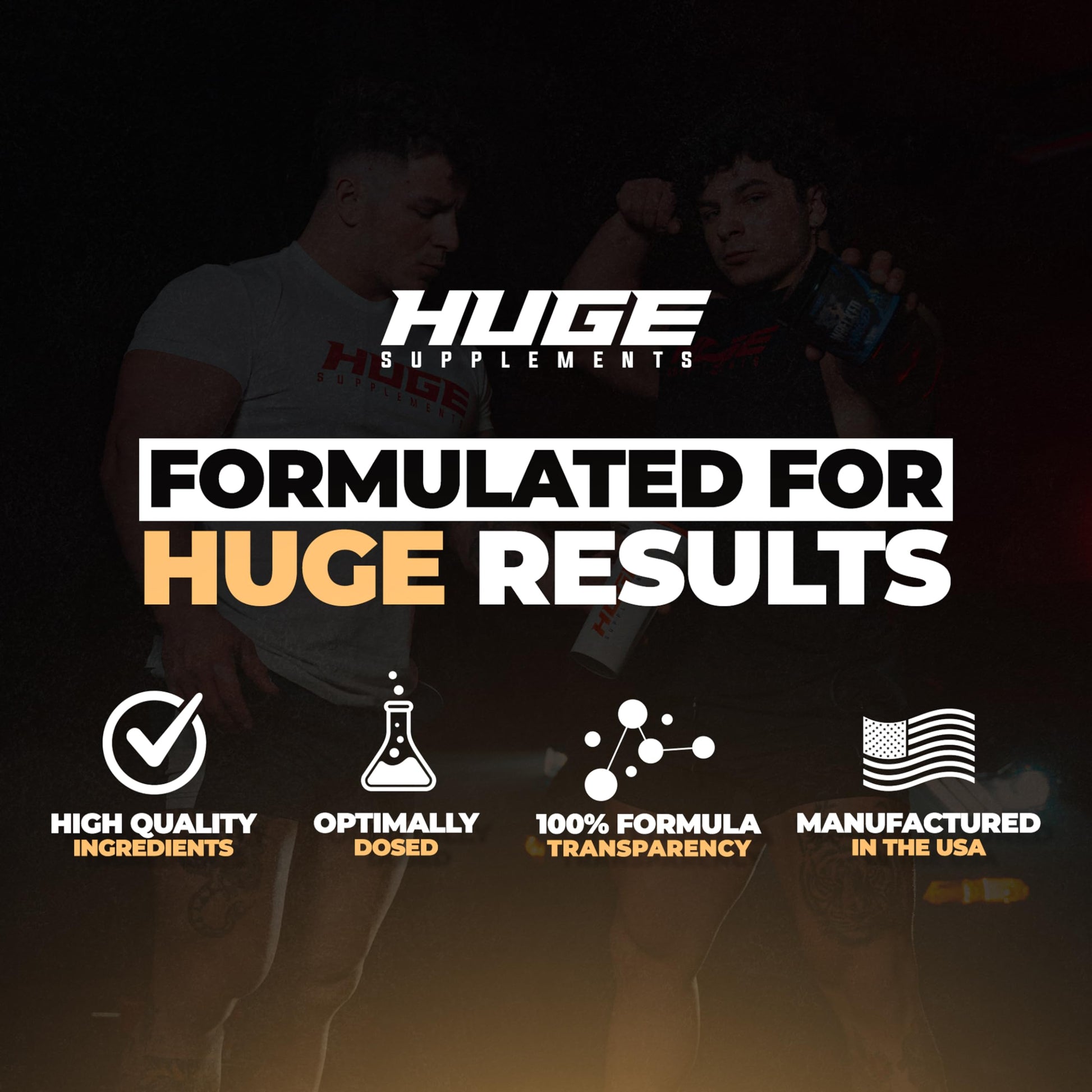 Huge Supplements Whey Protein Concentrate Powder - 25g Protein Per Serving Huge SupplementsUS supplements