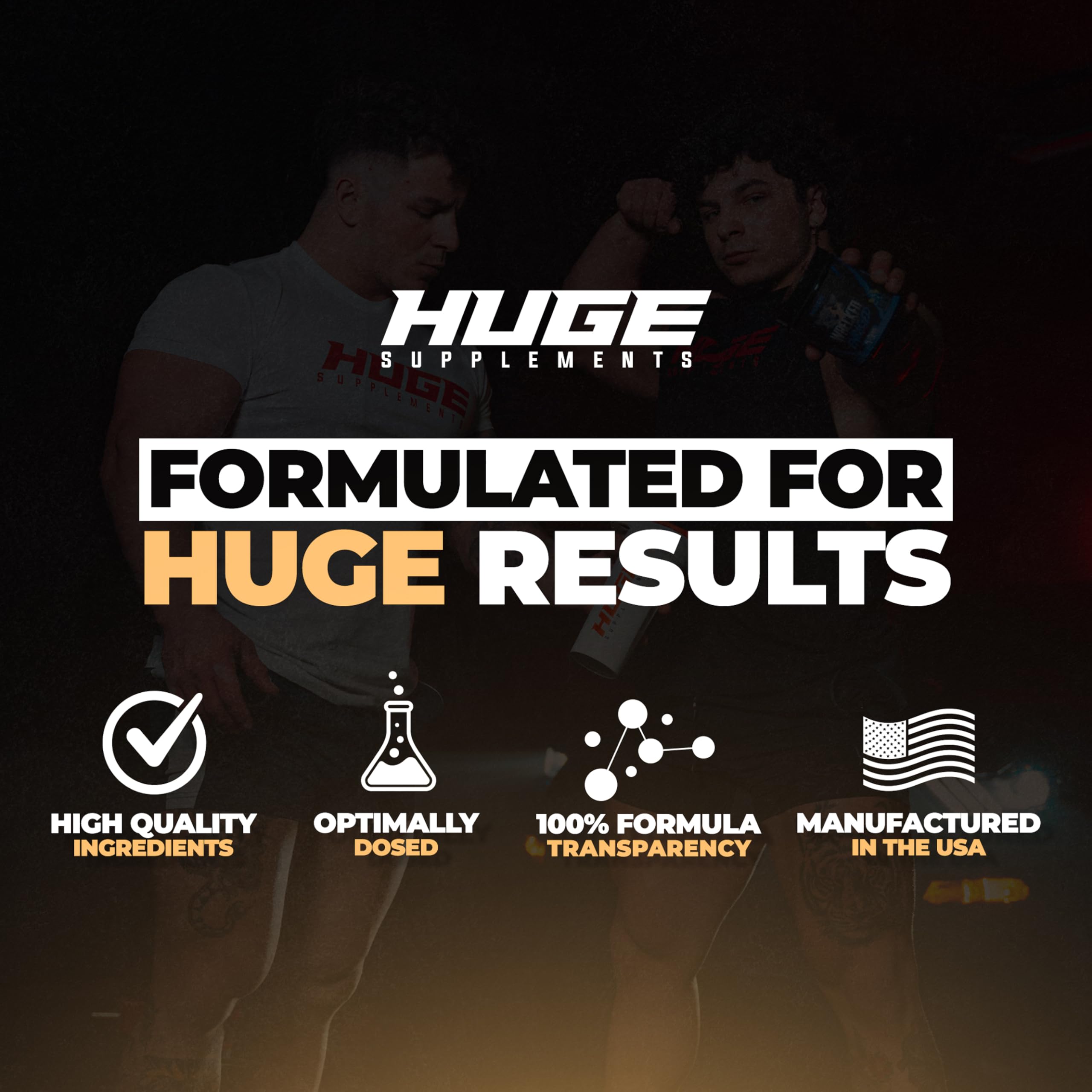 Huge Supplements Whey Protein Concentrate Powder - 25g Protein Per Serving Huge SupplementsUS supplements