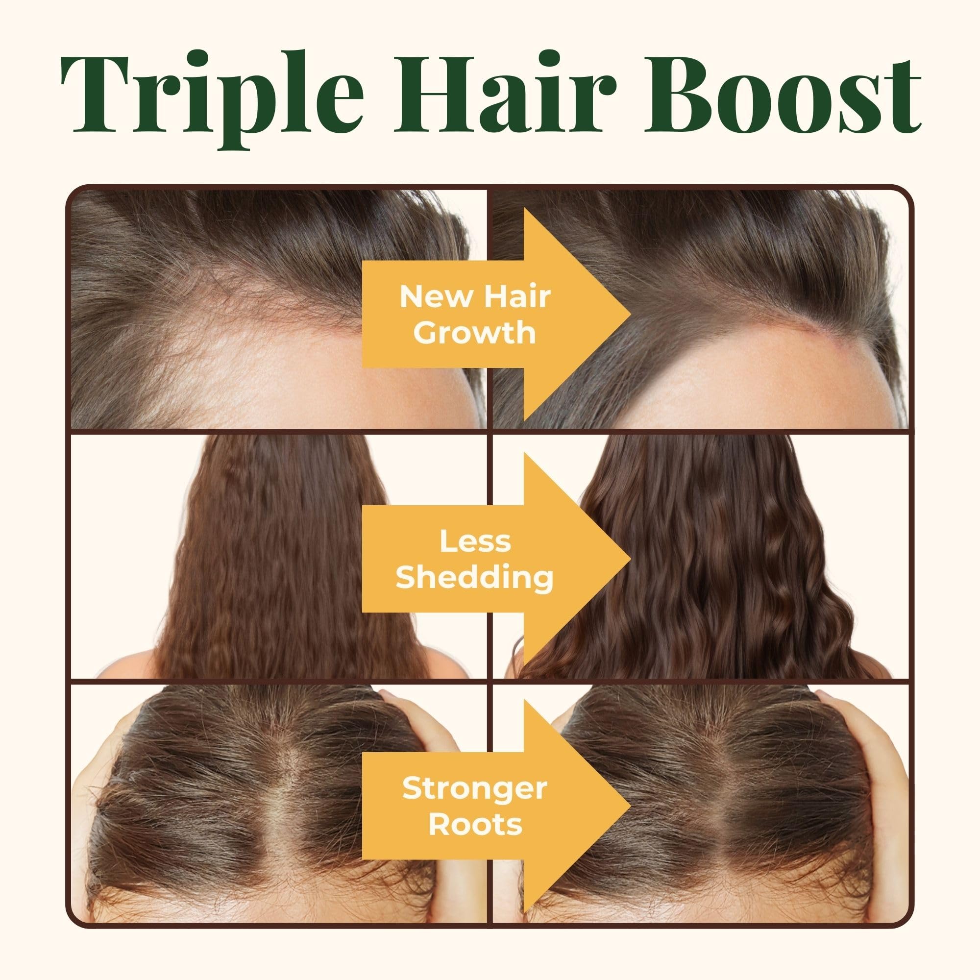 Heebin's Royal Hair, Brows & Lashes, Hair Growth Vitamins with Biotin 4000 mcg, Collagen Heebin'sAu supplements