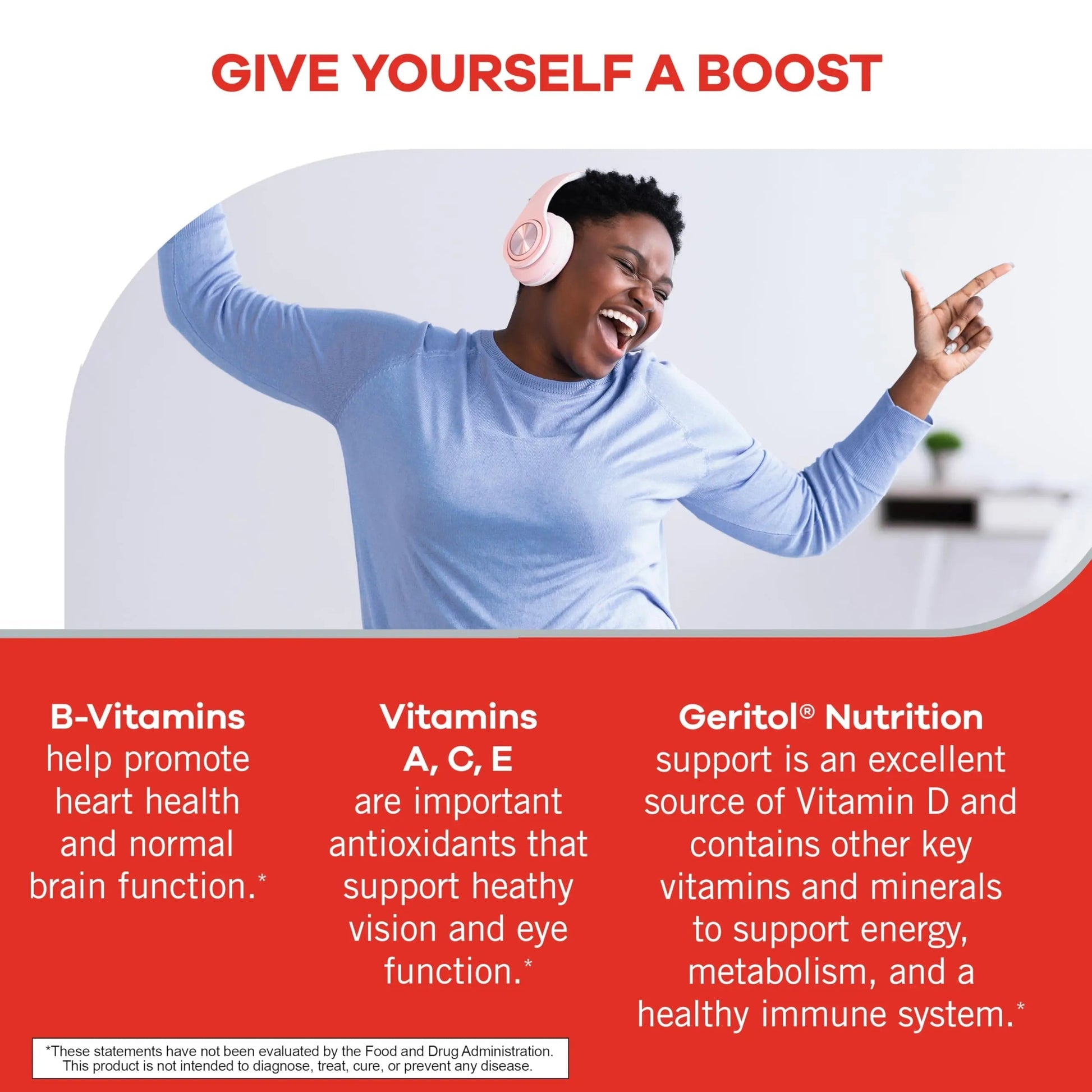 Geritol, Multivitamin Supplement, Contains Antioxidants, Vitamins B, C, E & D and Iron, 27, Minerals, Gluten-Free GeritolAu supplements