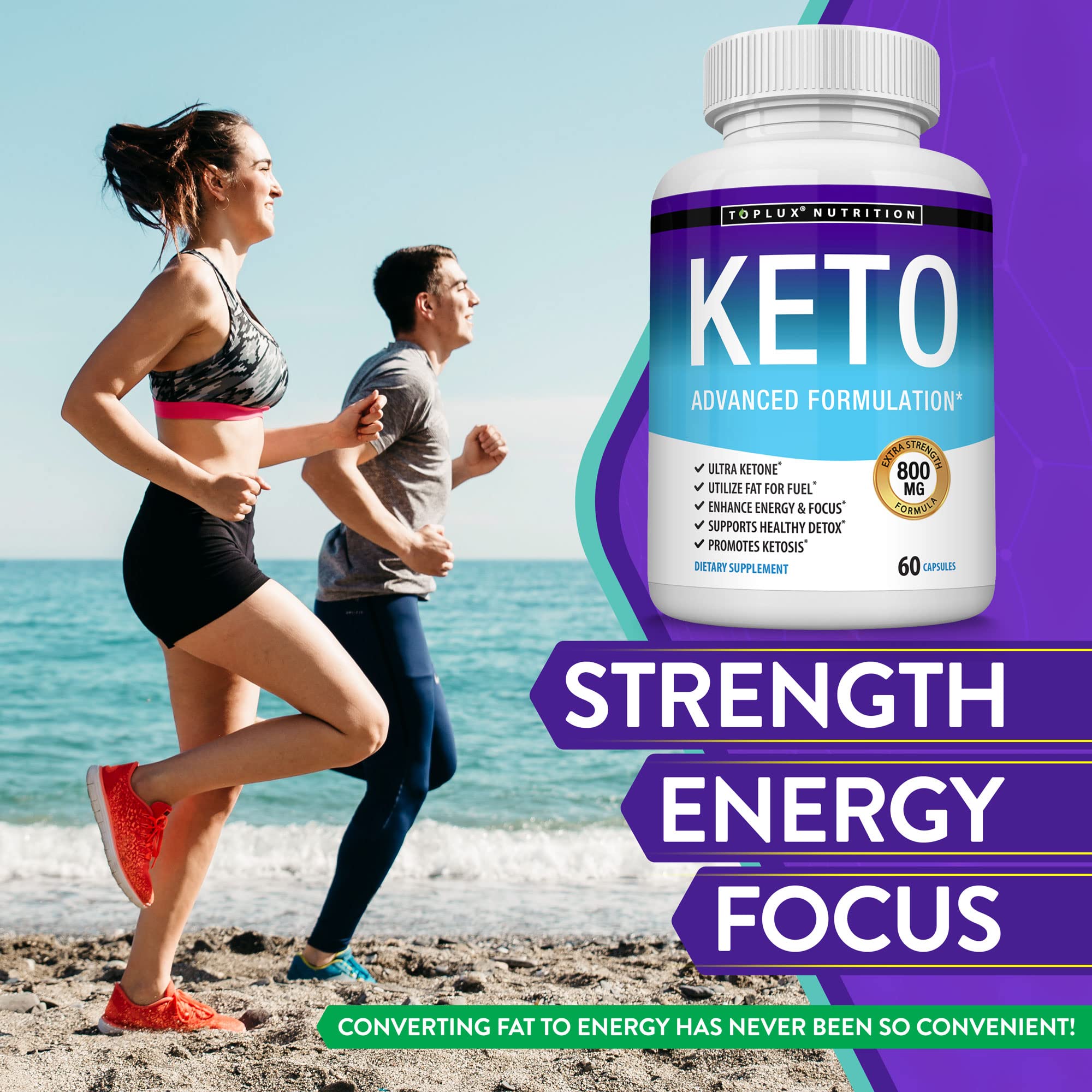 Toplux Keto Pills Ketosis Diet - Natural Ketosis Using Ketone & Ketogenic Diet, Support TopluxAu supplements