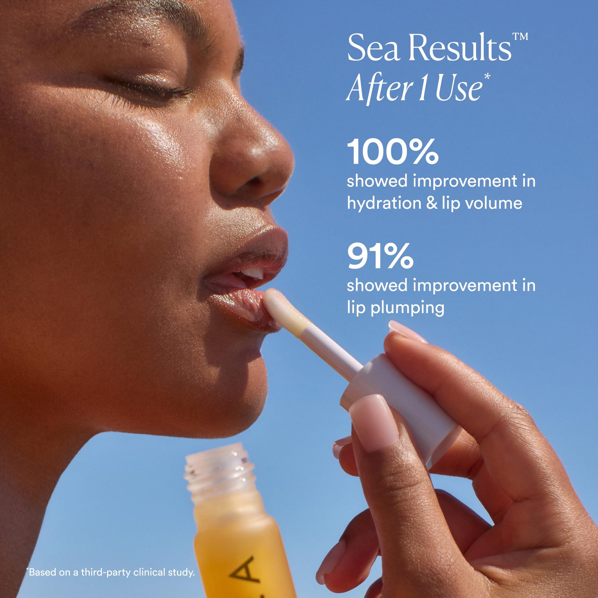 OSEA Hyaluronic Lip Oil Booster – Clean Beauty Lip Oil for Plump, Glossy, Hydrated Lips – Nourishing Seaweed & Meadowfoam Oil – Vegan, Non-Sticky, High-Shine Finish OSEAAu supplements