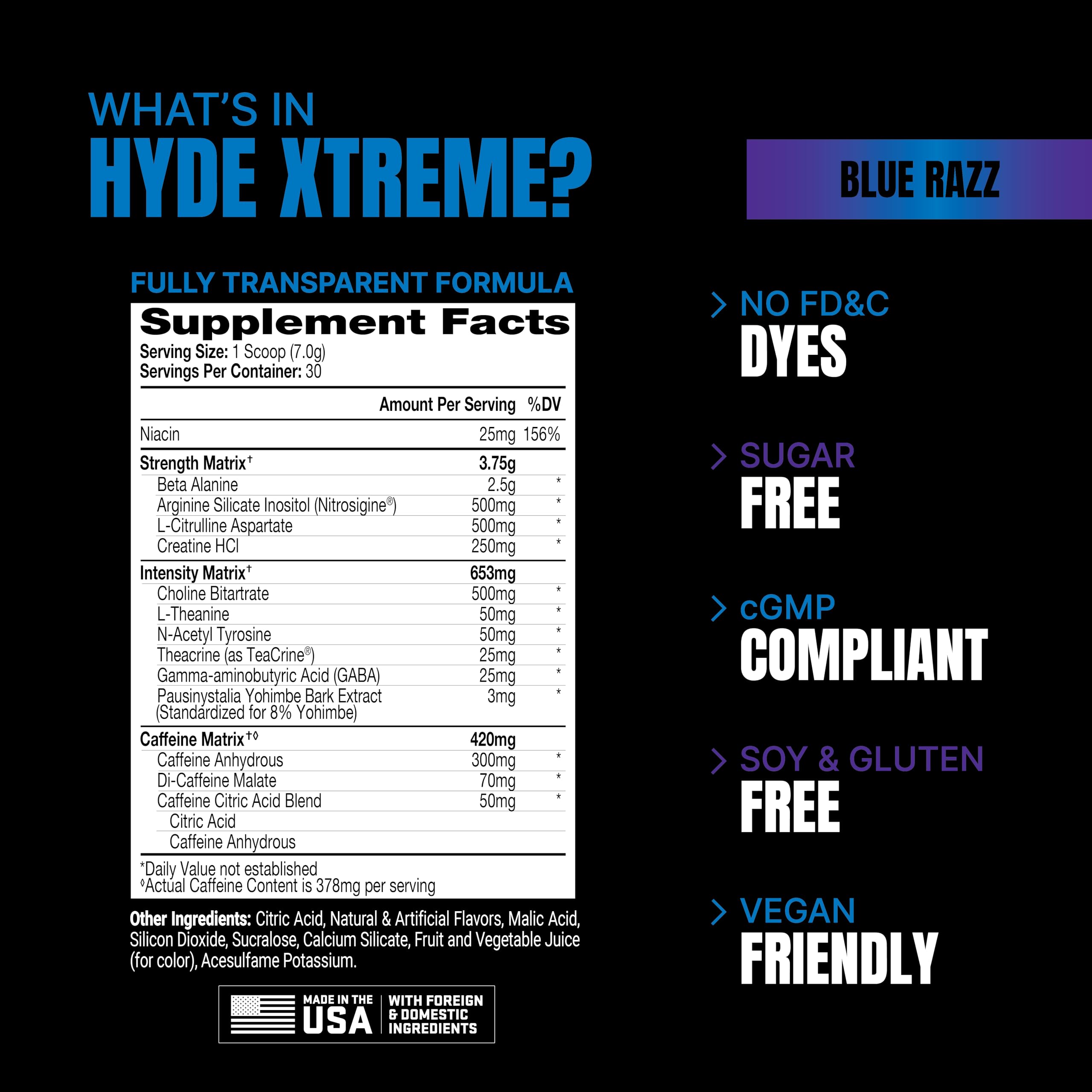 PROSUPPS Mr. Hyde Xtreme Pre-Workout Powder Energy Drink - Intense Sustained Energy PROSUPPSAu supplements