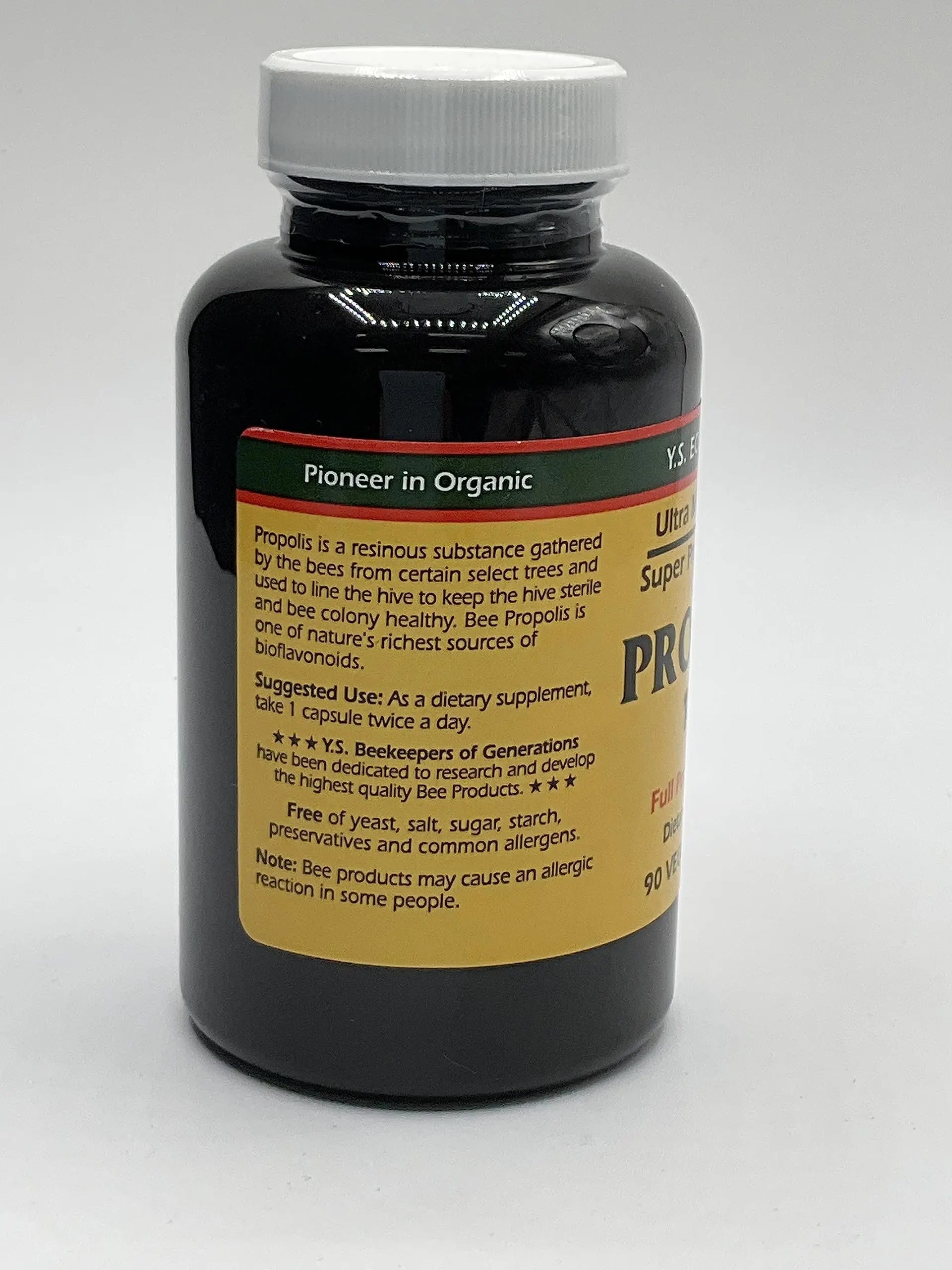 Y.S. Organic Bee Farms Propolis-Raw Unprocessed 1000mg - Your Gateway to Wellness - 90 Capsules with Bonus worldwidenutrition Multi Purpose Key Chain Worldwide NutritionAu supplements