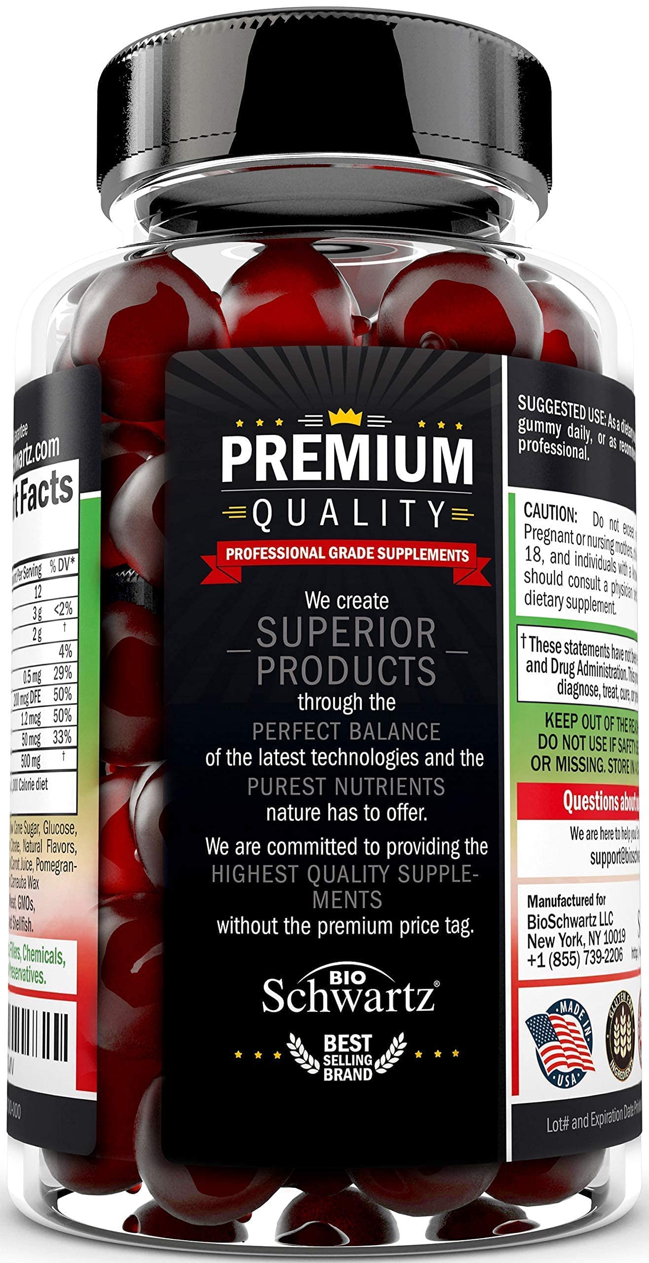 Apple Cider Vinegar Gummies for Weight Loss - ACV Gummies with The Mother BioSchwartzUS supplements