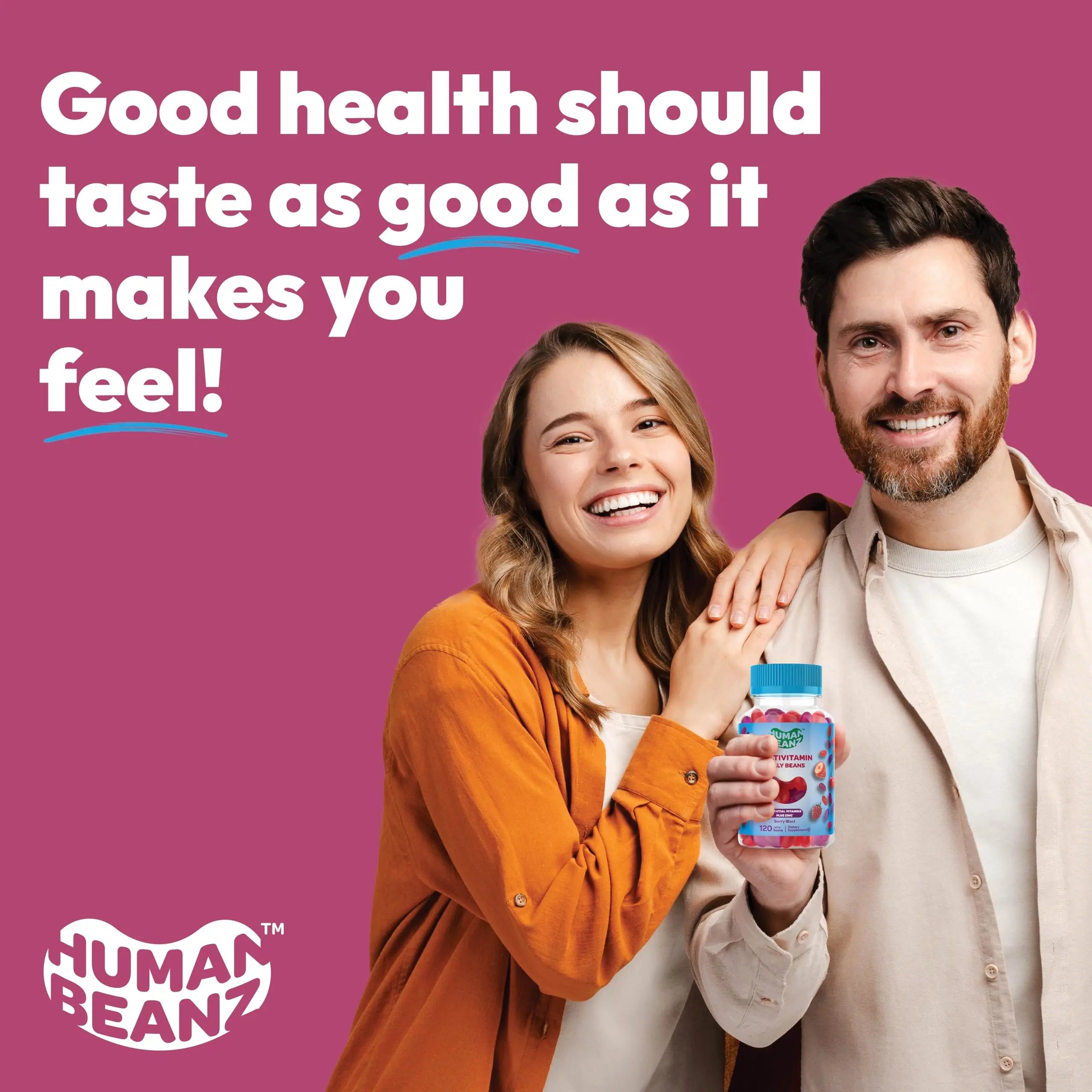 Human Beanz Multivitamin Jelly Bean Gummies with Zinc for Men and Women, Immune Support Dietary Supplements for Adults, Vegetarian Human BeanzAu supplements