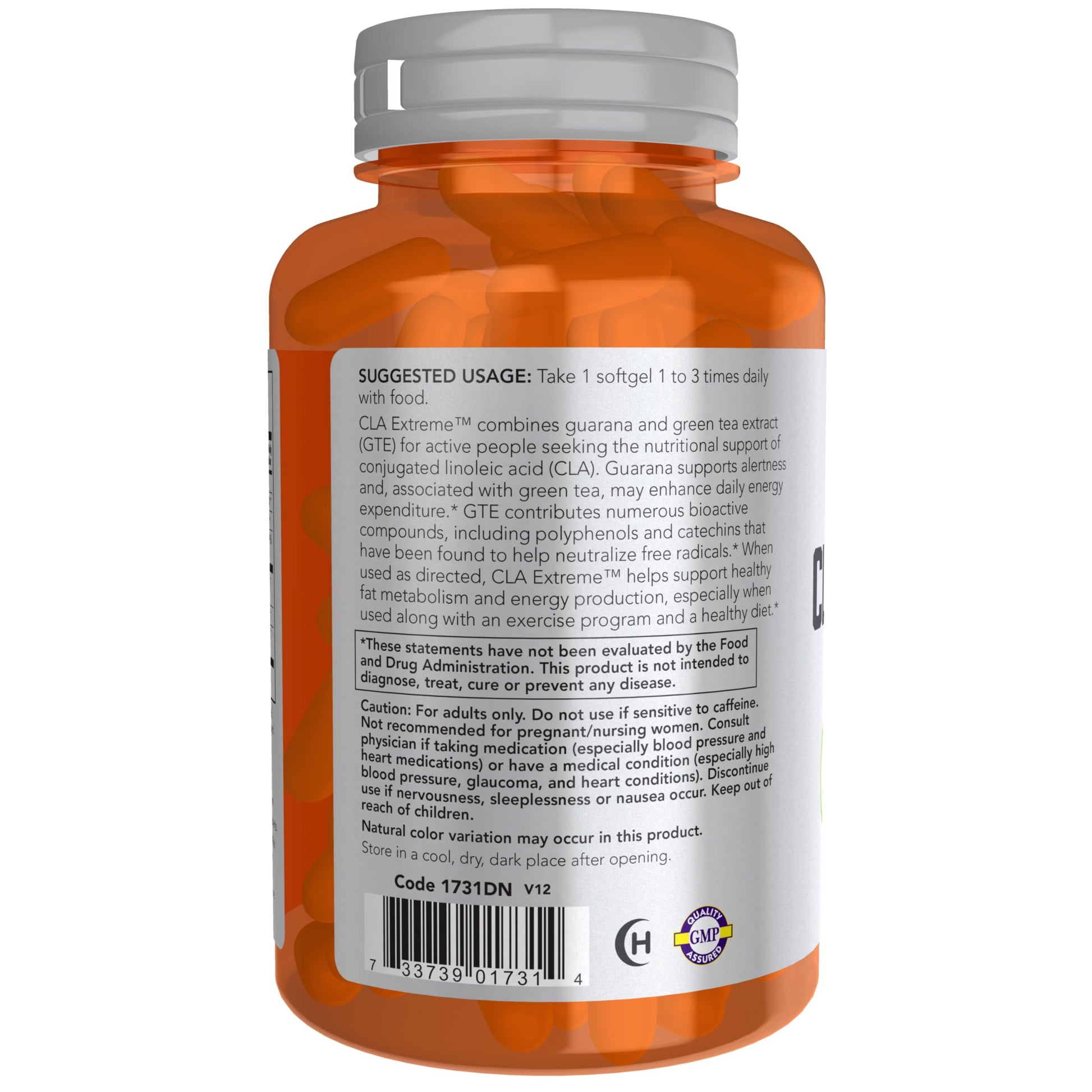 NOW Sports Nutrition, CLA Extreme™ (Conjugated Linoleic Acid) With Guarana & Green Tea NOWAu supplements