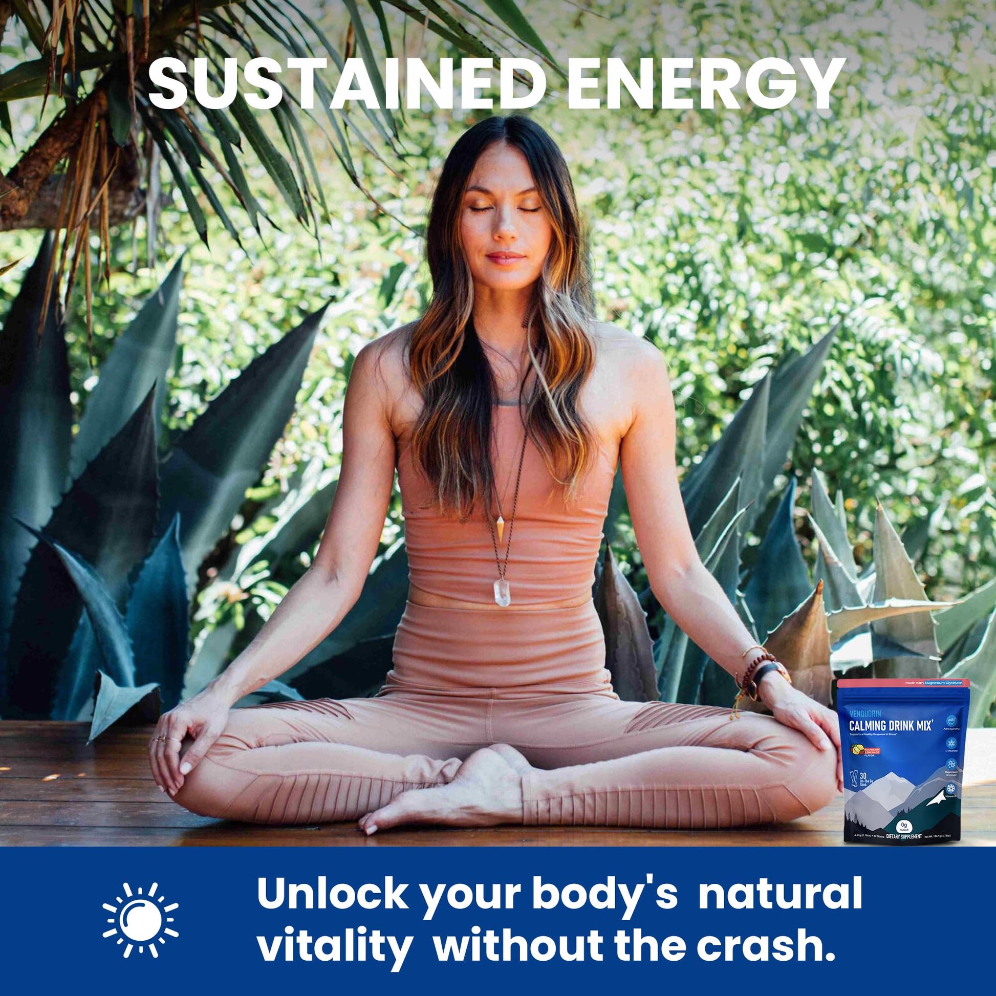 VENQUORIN Super Cortisol Calm Supplement Drink Powder for Women & Men with Magnesium Glycinate, Ashwagandha, L-Theanine & Vitamin D3 | Relaxation & Mood Support | Sugar Free, Vegan, 30 Servings VENQUORINAu supplements