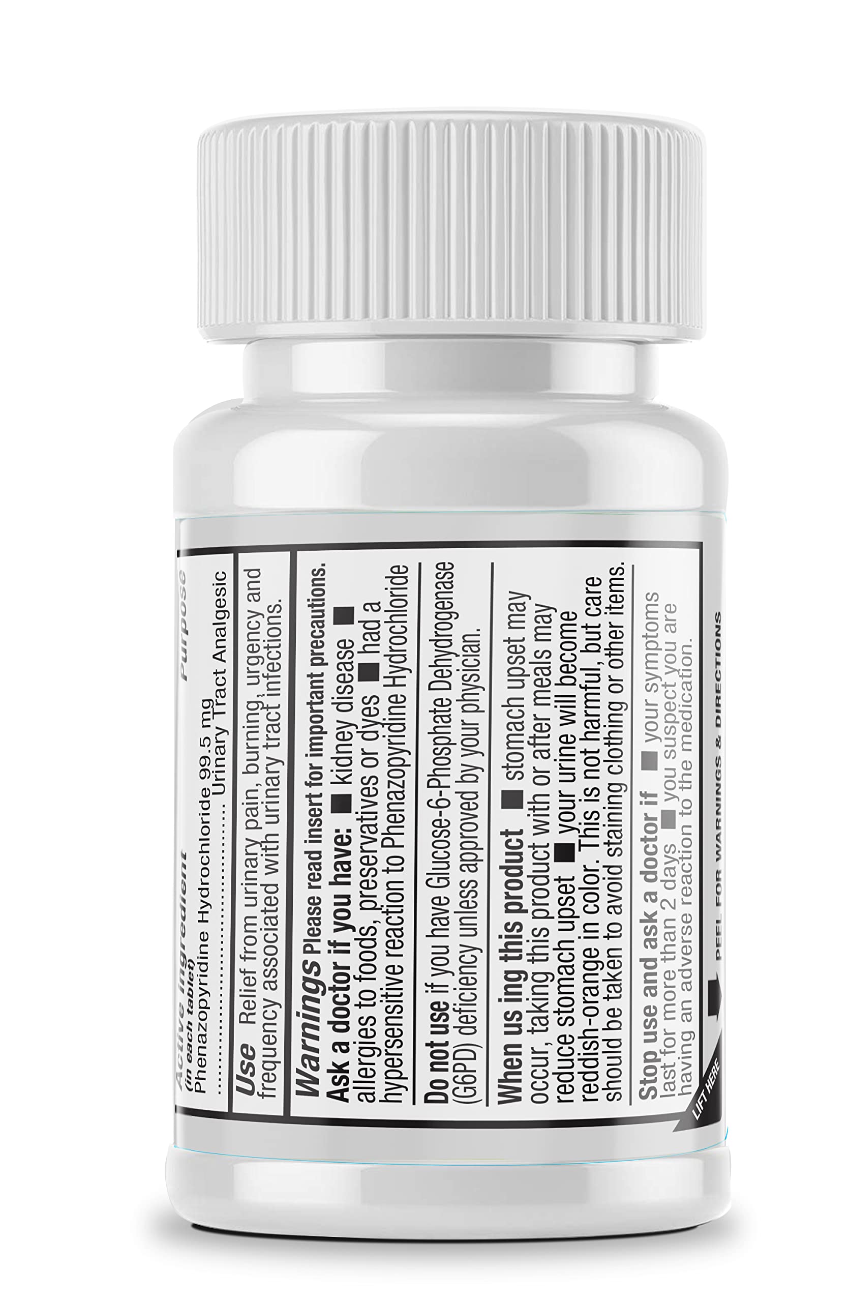 Safrel Urinary Pain Relief | UTI Relief | Fast Acting | Bladder Discomfort & Pain Relief | Phenazopyridine Hydrochloride 99.5mg (28 Count) SafrelAu supplements