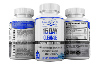 Eternal Zen 15 Day Colon Cleanser Detox with Extra Strength Herbs, Senna is a Fast Acting Eternal ZenUS supplements