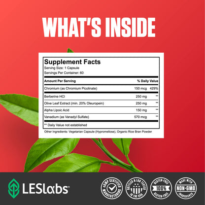 LES Labs Insulin Health – Metabolic Health and Support, Lipid & Carbohydrate Metabolism LES LabsUS supplements