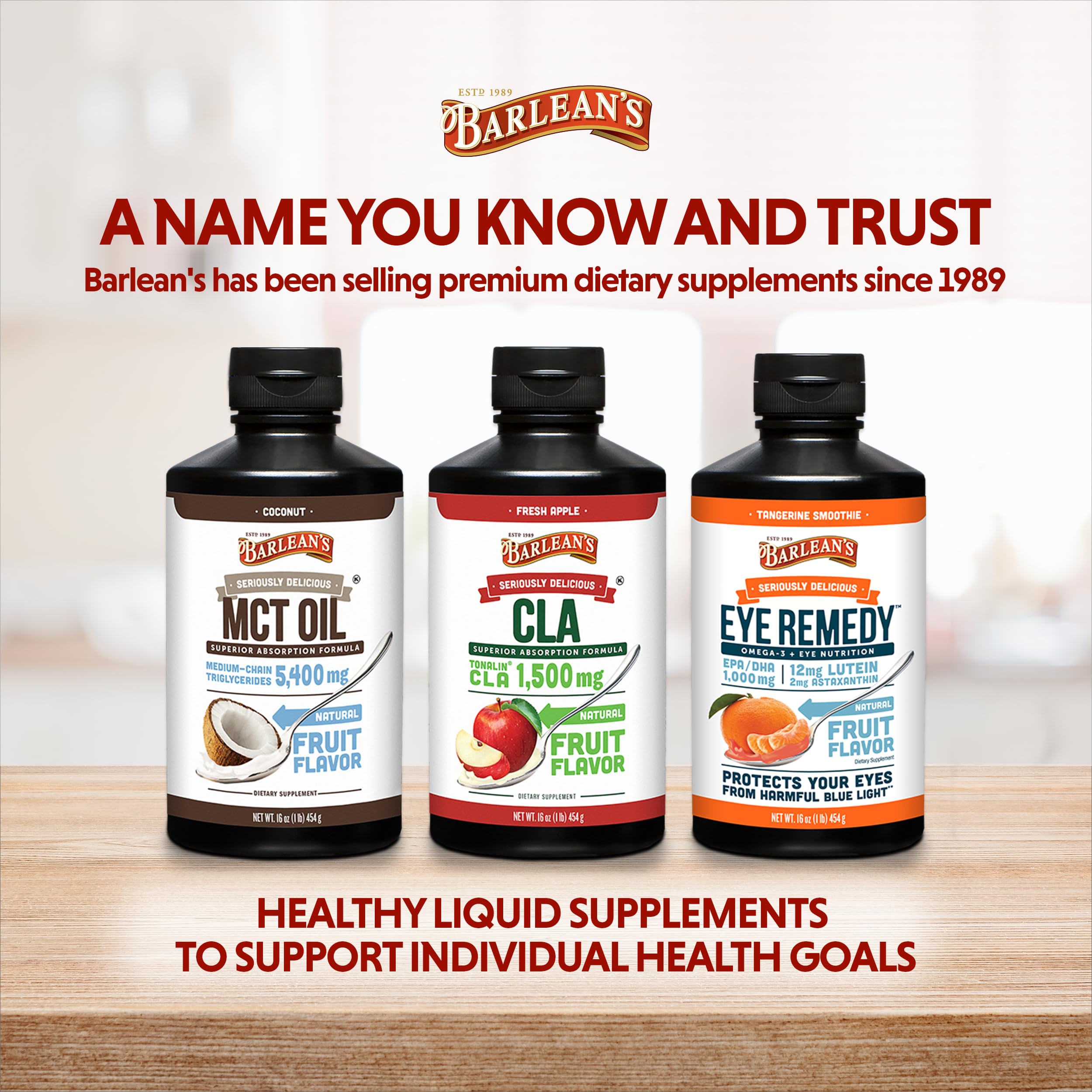Barlean's Fresh Apple with 1,500 mg of Tonalin CLA - Gluten-Free, Vegan, Kosher Barlean'sAu supplements