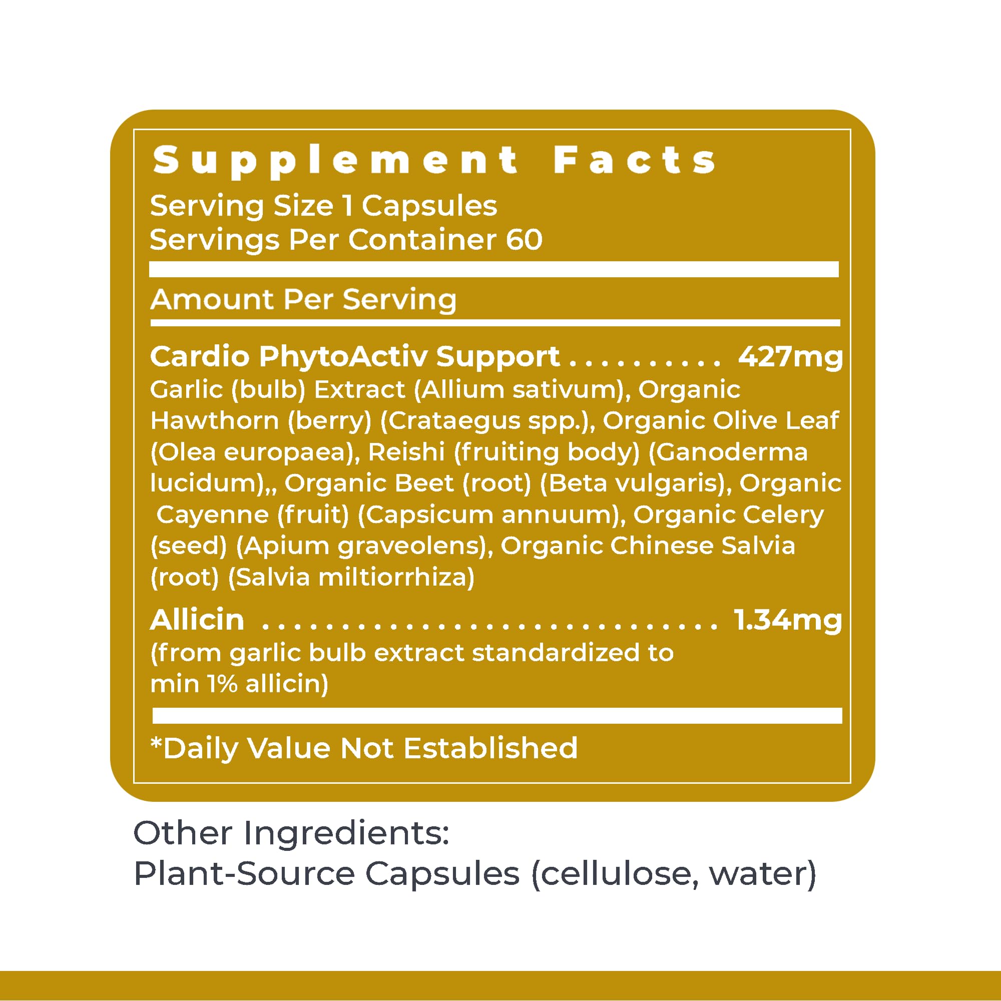 Premier Research Labs Premier BP Complex - Heart Health Supplements, BP Formula, Garlic Allicin Supplement, Natural Herbal BP Support Pills with Reishi & Cayenne Pepper - 60 Vegetarian Capsules Premier Research LabsAu supplements