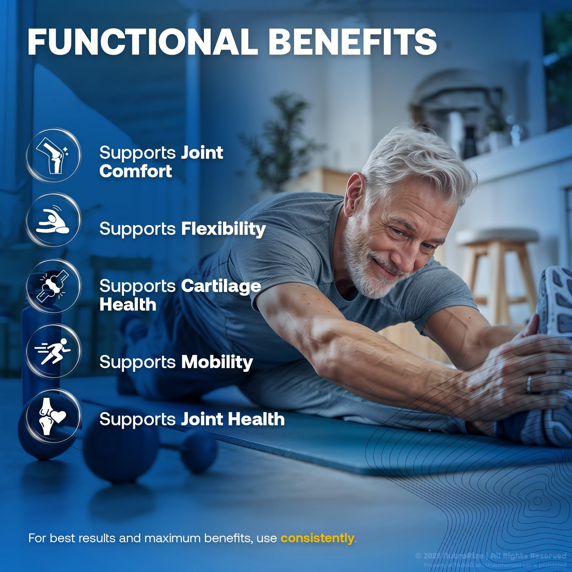 NutraRize (3 Pack) Arthro MD+ Capsules, Official Arthro MD Joint Support, All Natural Formula to Support Flexibility and Mobility, Premium Pills for Healthy Joints, Arthro M D Review (180 Capsules) NutraRizeAu supplements