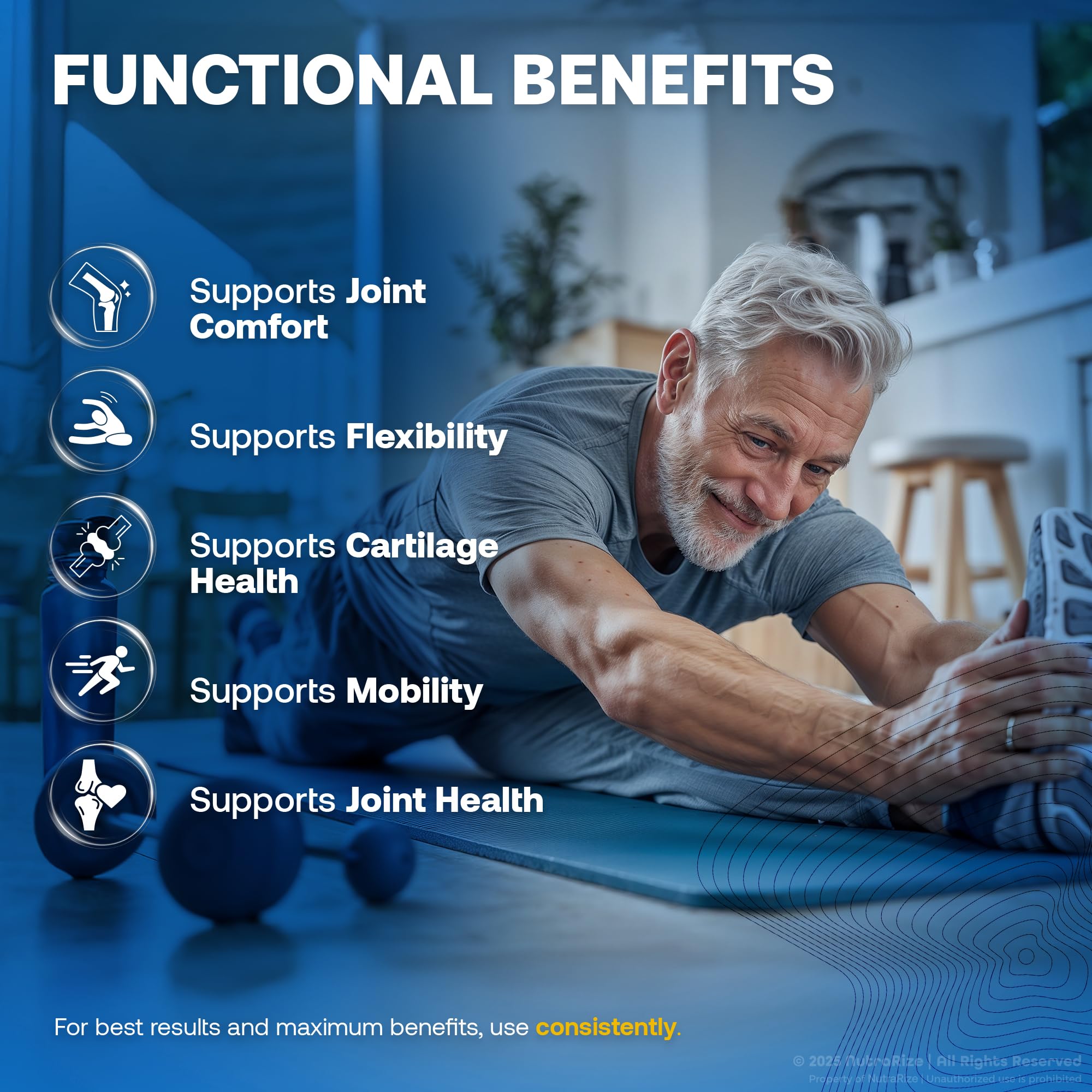 NutraRize (3 Pack) Arthro MD+ Capsules, Official Arthro MD Joint Support, All Natural Formula to Support Flexibility and Mobility, Premium Pills for Healthy Joints, Arthro M D Review (180 Capsules) NutraRizeAu supplements