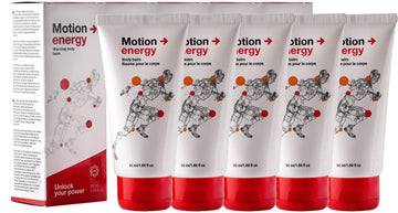 Motion Energy - Body Balm | Eucalyptus, Rosemary, Cinnamon Essential Oils & Ginger | 50 ml | 5 Pack Motion EnergyAu supplements